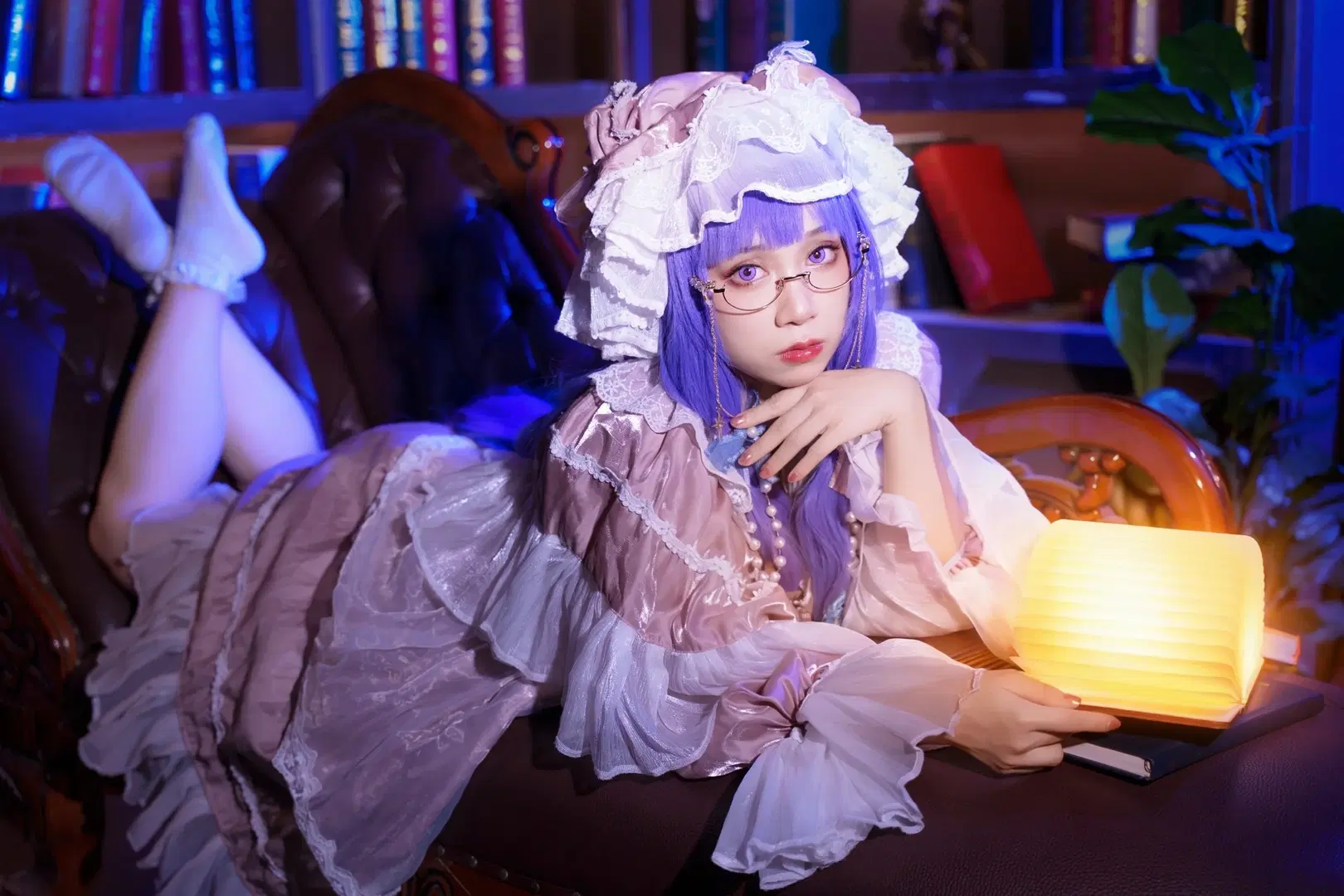 【パチュリー コスプレ】『東方Project』静寂に包まれた読書のひととき - 莜子YOKO - 13枚目