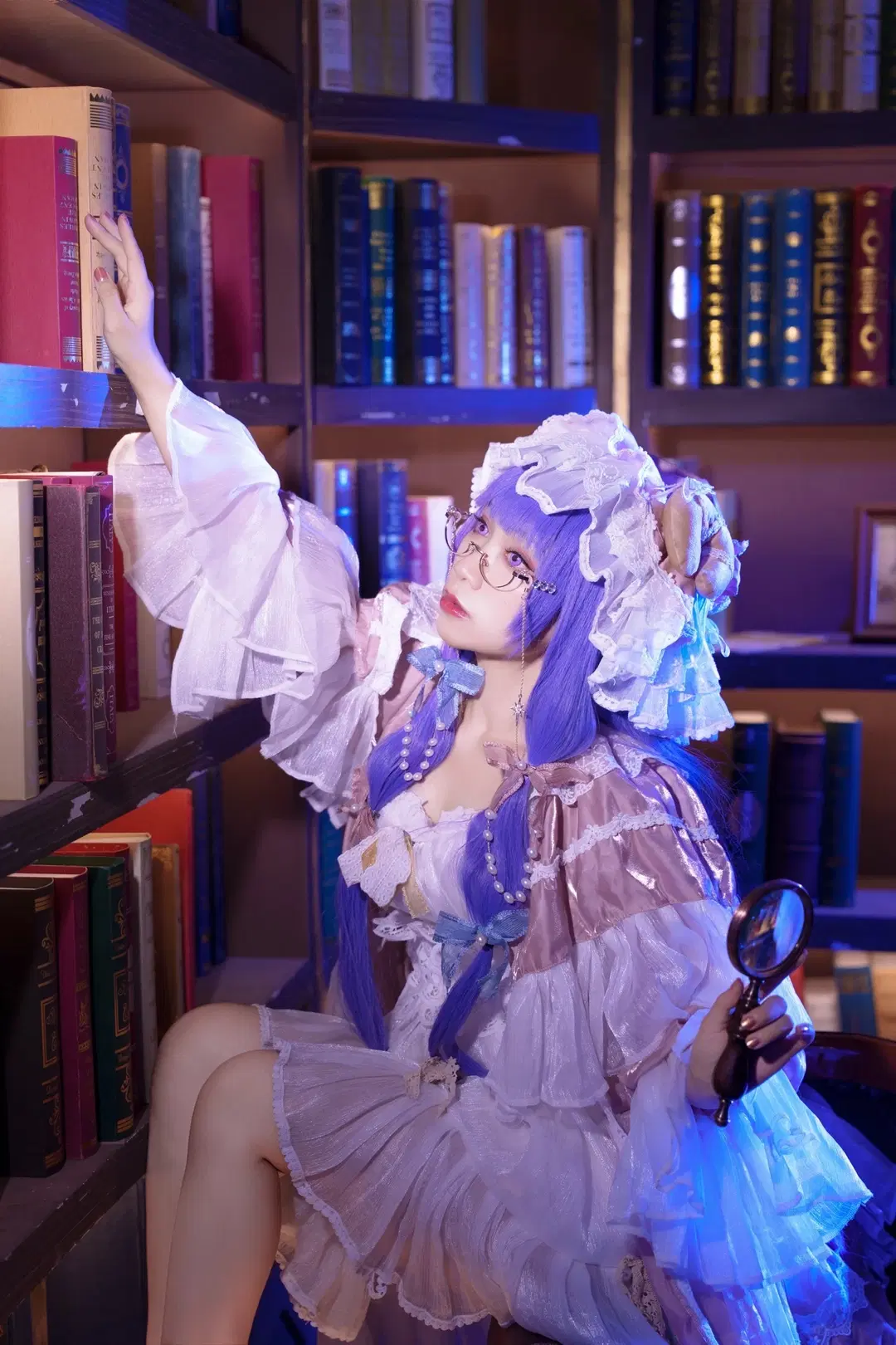 【パチュリー コスプレ】『東方Project』静寂に包まれた読書のひととき - 莜子YOKO - 18枚目