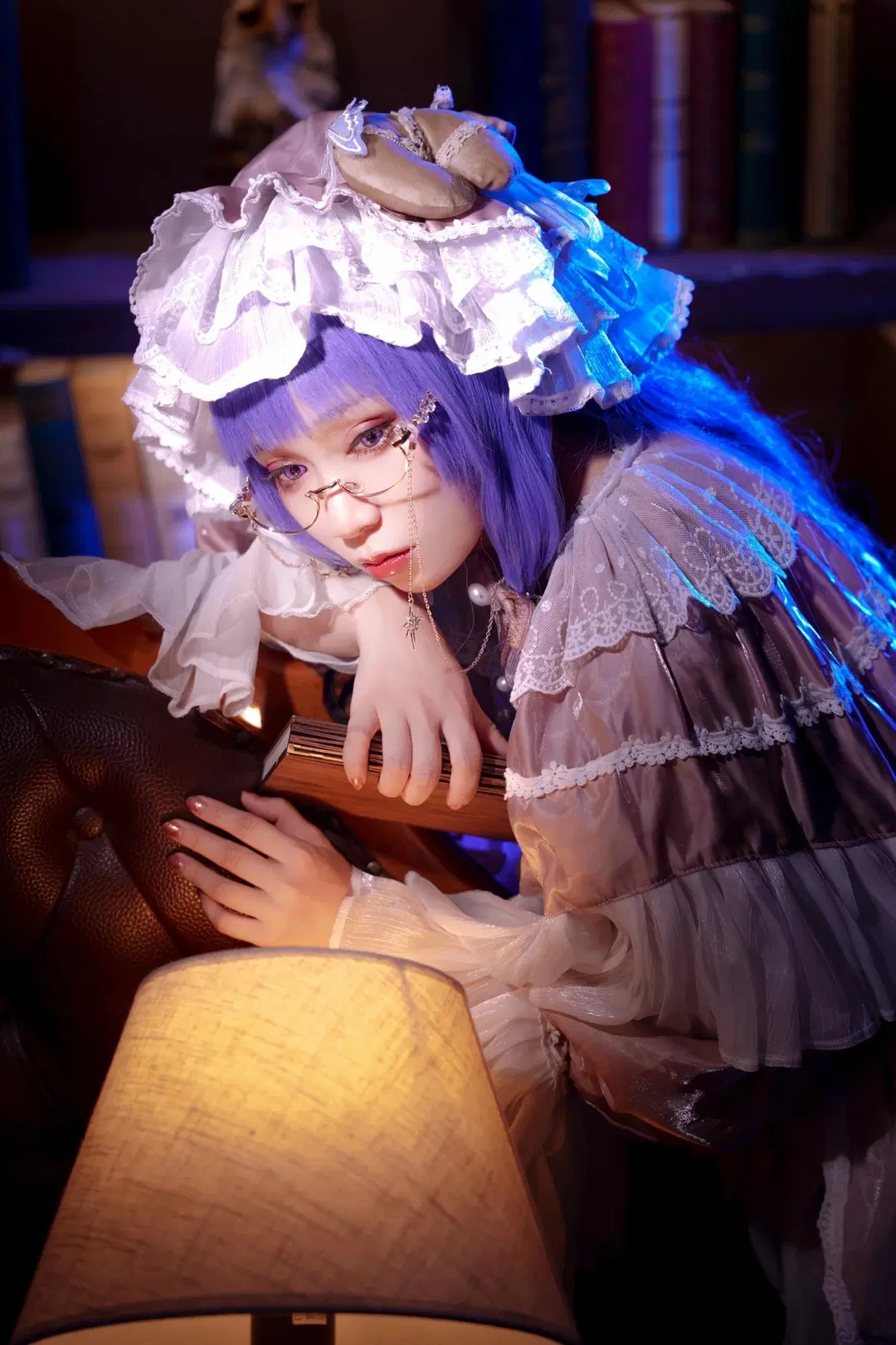【パチュリー コスプレ】『東方Project』静寂に包まれた読書のひととき - 莜子YOKO - 8枚目