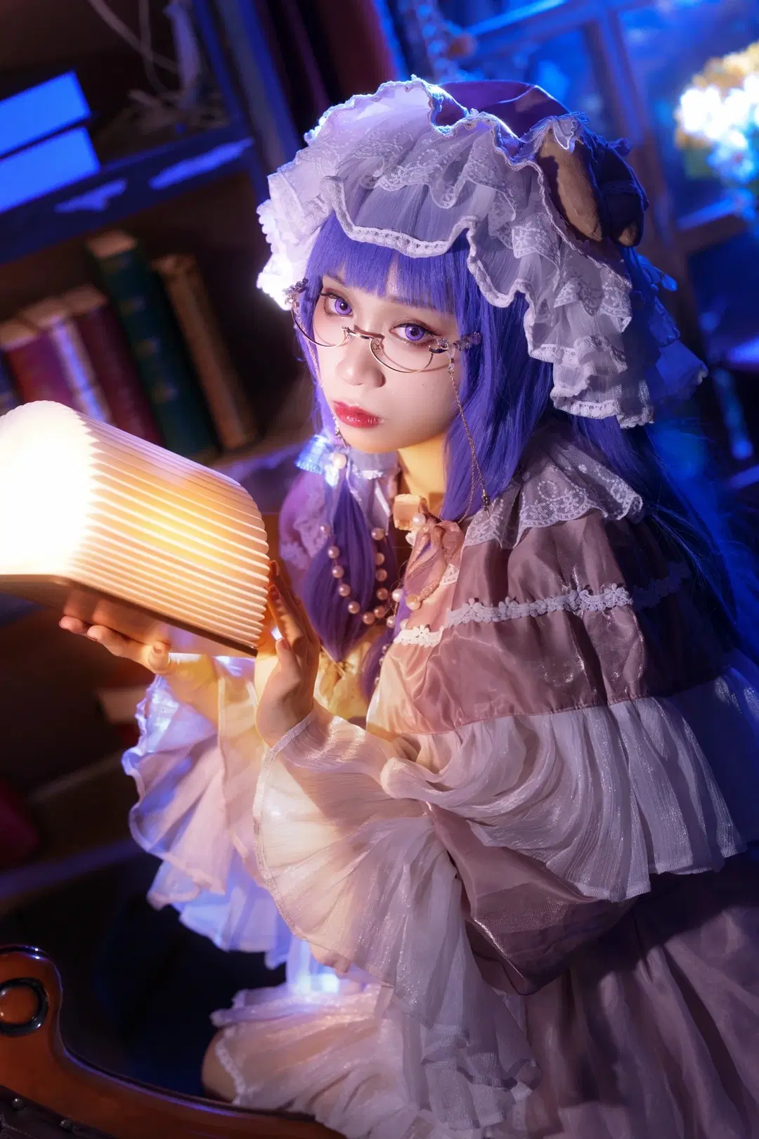【パチュリー コスプレ】『東方Project』静寂に包まれた読書のひととき - 莜子YOKO - 9枚目