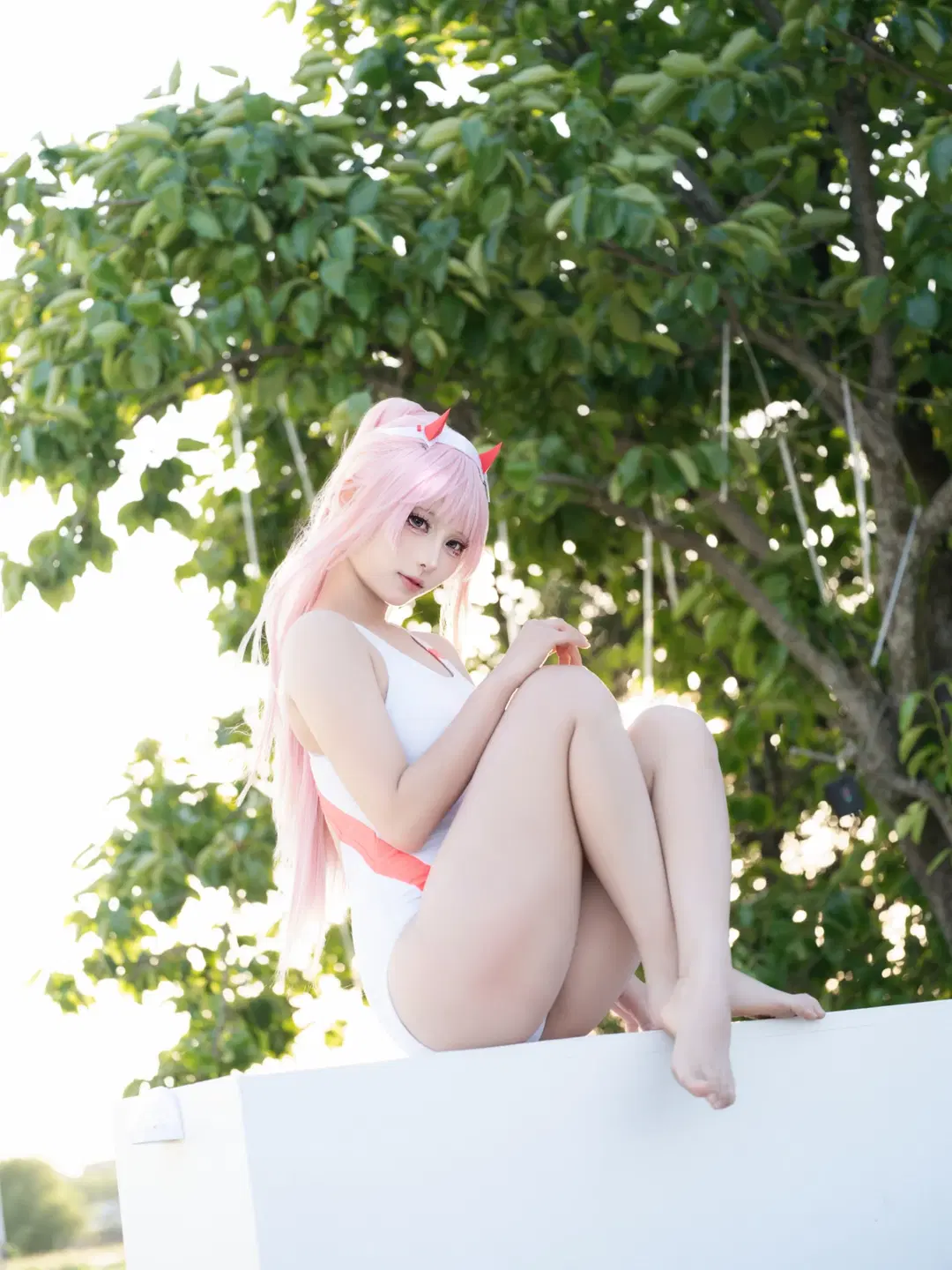 【02cos】夏日泳池的一抹白色清凉 - 青屿丶 - 第6张