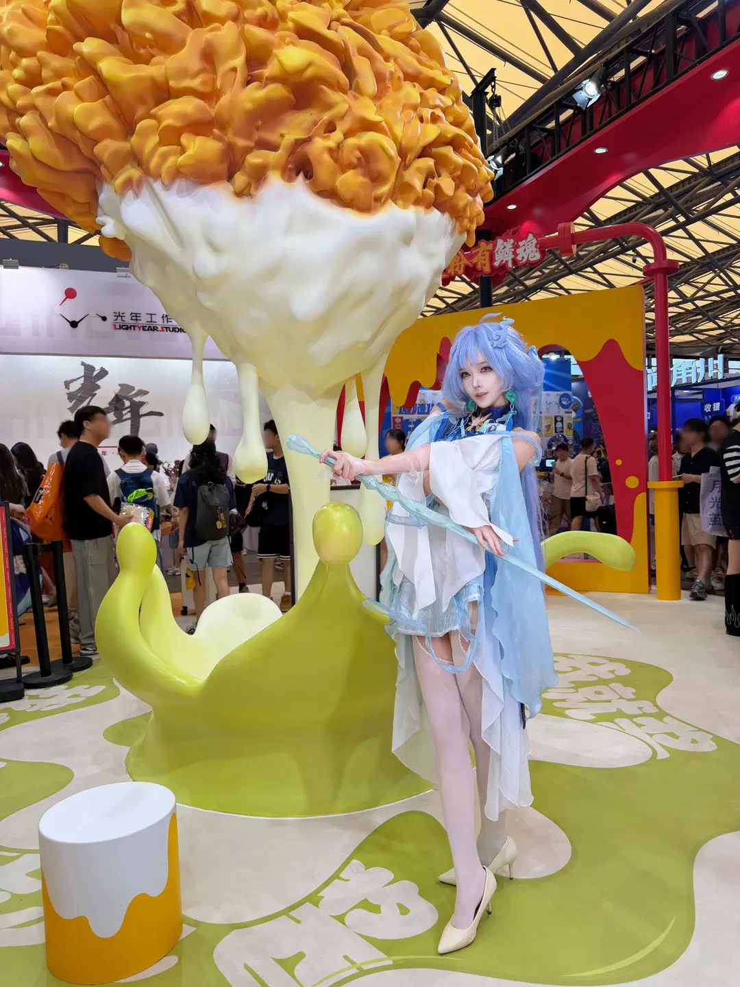 【清宵cos】修仙不如吃炸鸡，麦麦展台快乐打卡 - 懒塔塔💤 - 第6张