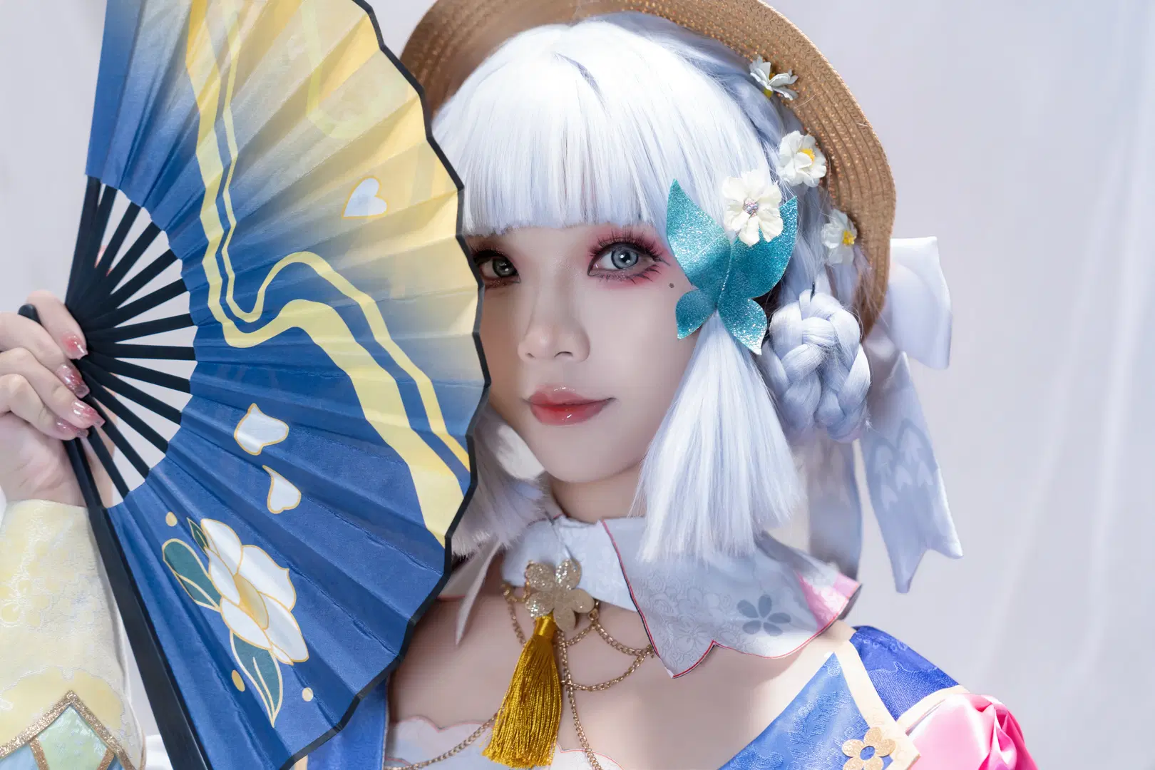[Kamisato Ayaka cosplay] Kamisato Art: Soumetsu: Genshin Impact Springbloom Missive Garden Adventure by 子璃 - Image 8