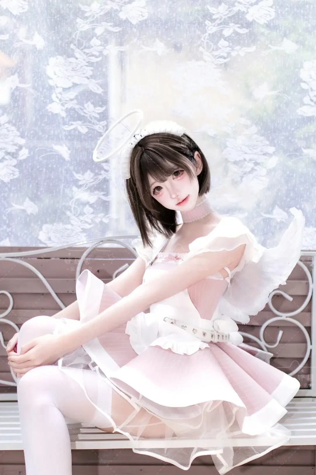 女仆装, 白丝, 甜妹写真, 天使女仆, 厦门探店