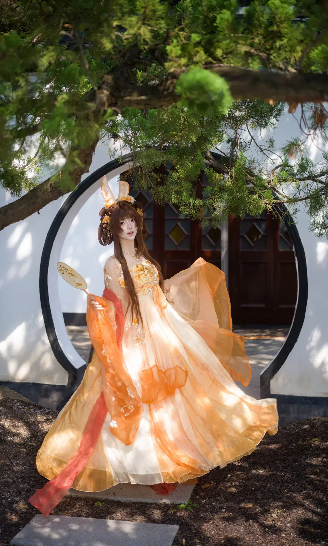 [Jade Rabbit Prefect cosplay] Jiangnan Baijingtu: Mid-Autumn garden stroll at Guilin Park by 七奈Nanako - Image 6
