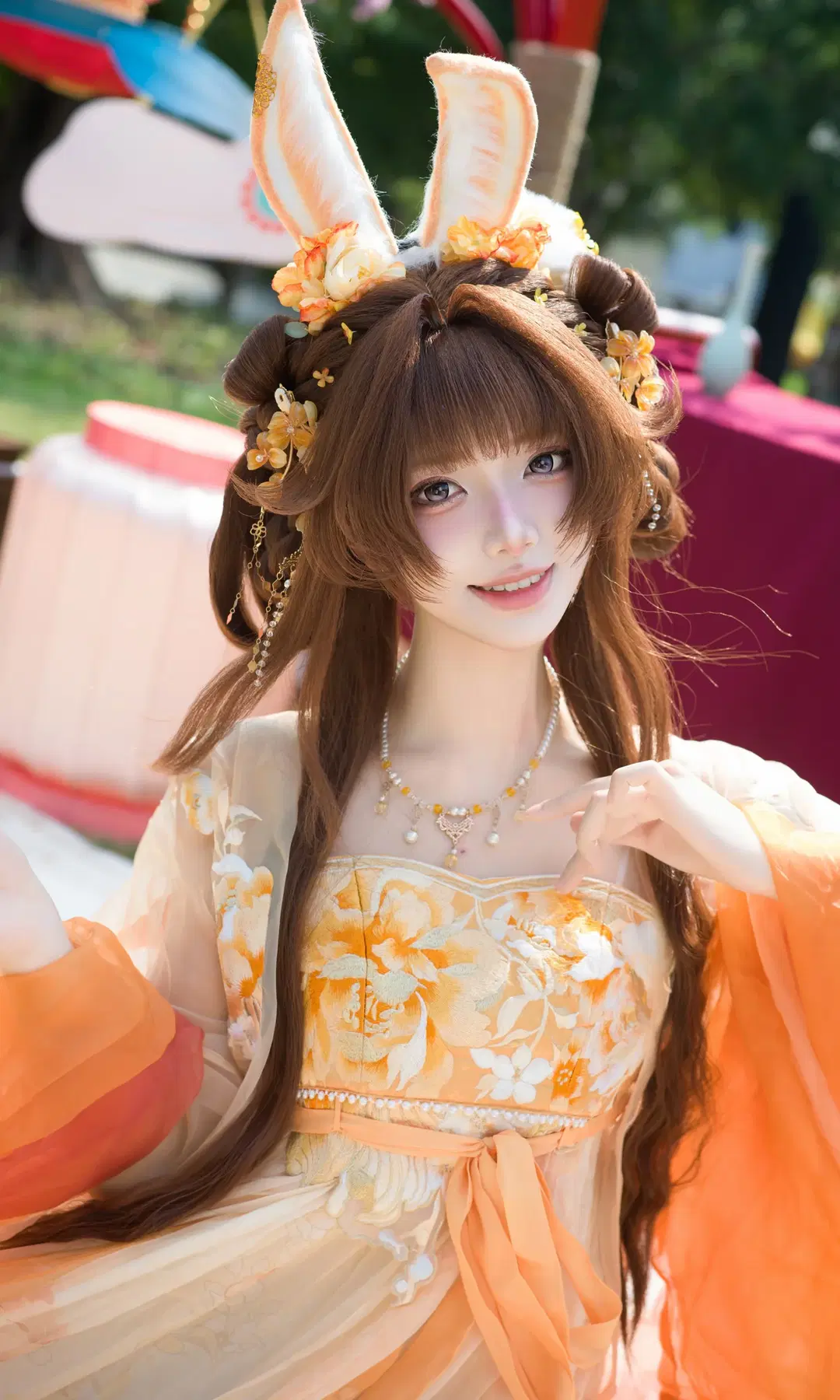 [Jade Rabbit Prefect cosplay] Jiangnan Baijingtu: Mid-Autumn garden stroll at Guilin Park by 七奈Nanako - Image 8