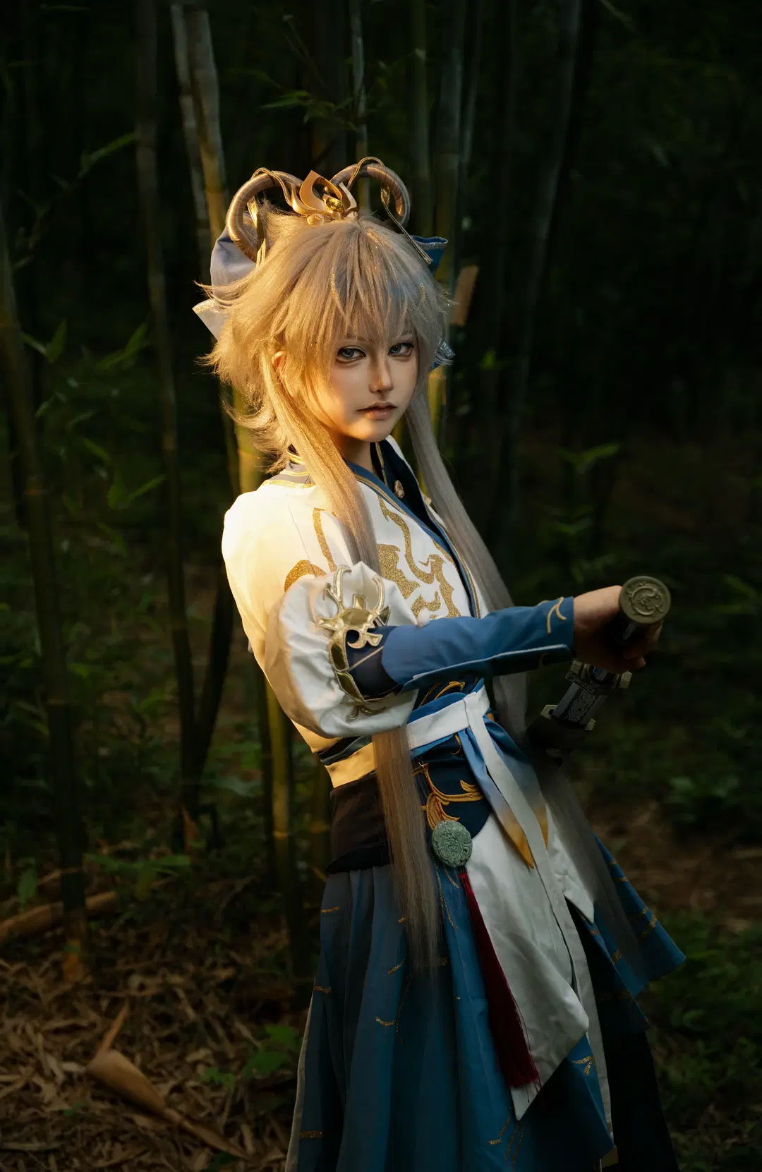【洛天依 コスプレ】『権御天下』14周年、竹林に佇む絶美の光と影 - 梁有幸（正片版 - 2枚目