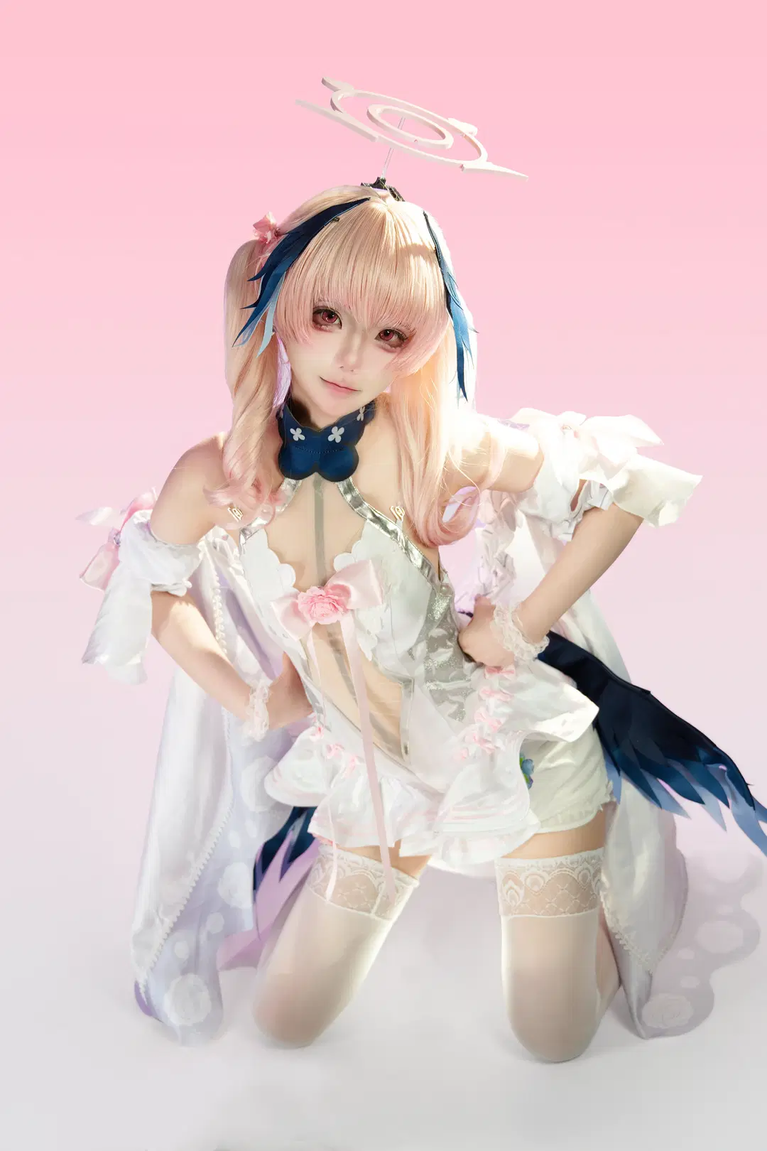 [Shimoe Koharu cosplay] Blue Archive white studio photography record by 梁有幸（正片版 - Image 6