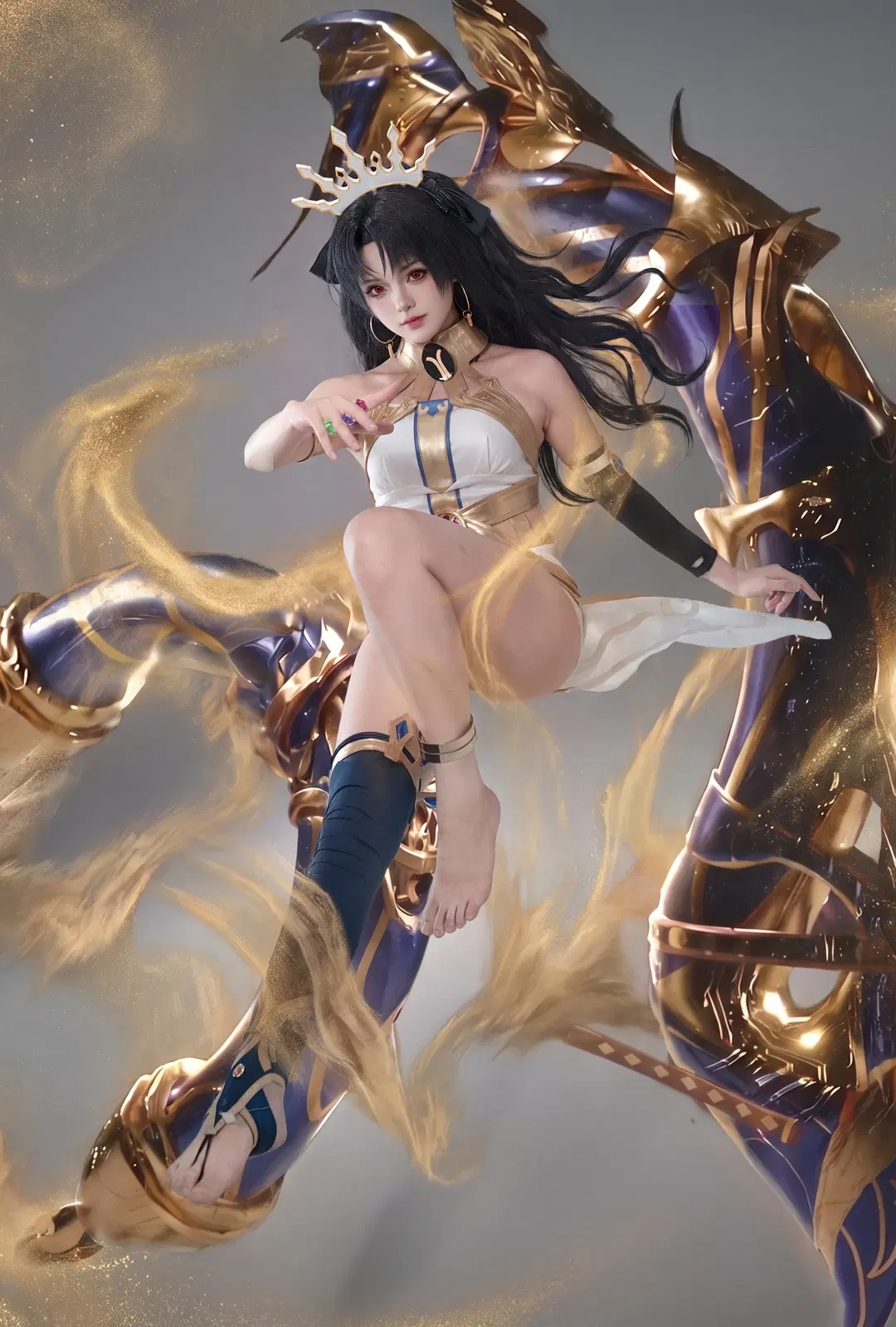 【イシュタルコスプレ】『Fate/Grand Order』弓イシュ、金色に煌めく光芒の撮影記録 - 梁有幸（正片版 - 2枚目