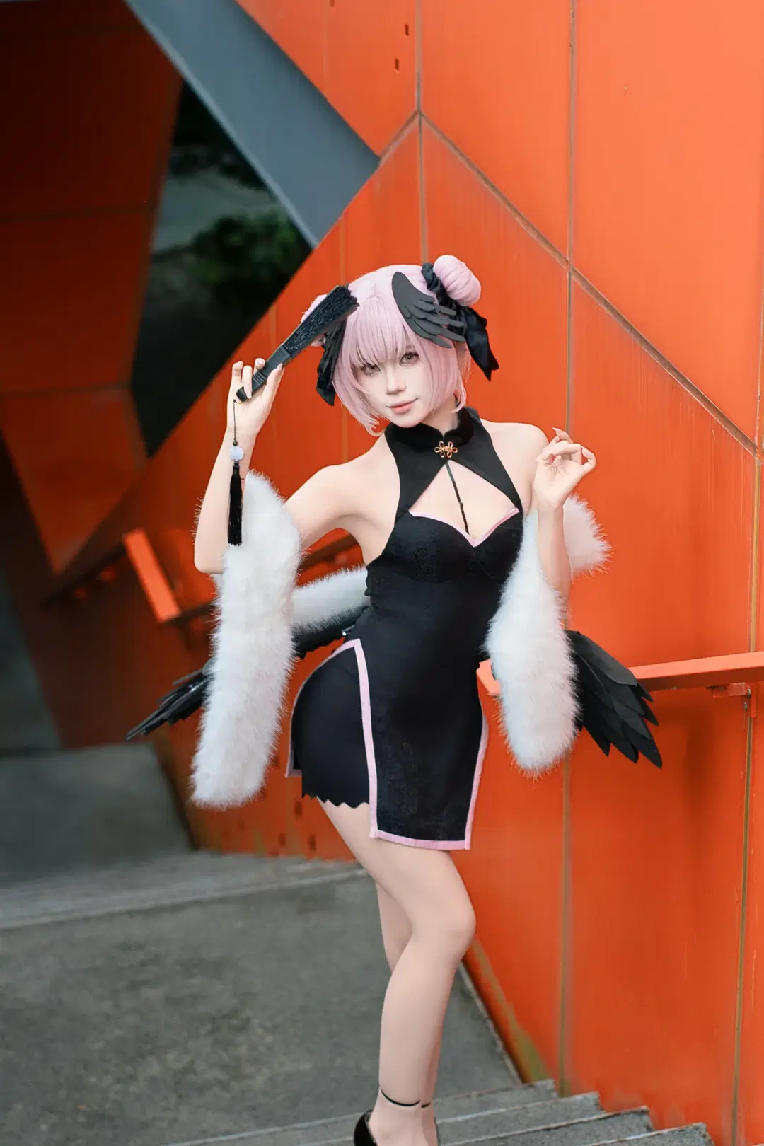 【下江コハル コスプレ】ブルーアーカイブ チャイナドレスの装い、西南湖に揺れる夏の光影 - 啸啸 - 4枚目