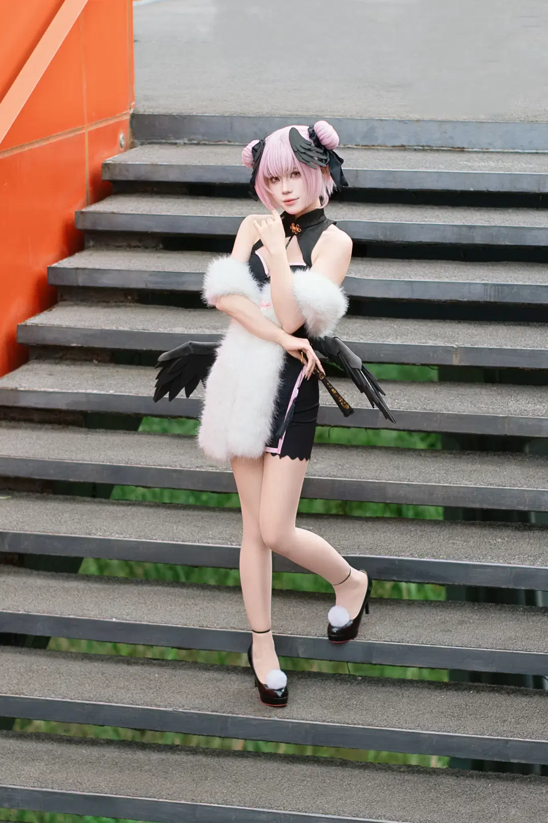 【下江コハル コスプレ】ブルーアーカイブ チャイナドレスの装い、西南湖に揺れる夏の光影 - 啸啸 - 5枚目