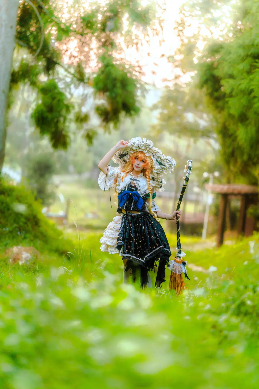 【魔理沙cos】东方Project的森林魔法使，提着星灯去巡游 - 脆脆一点都不好吃 - 第3张