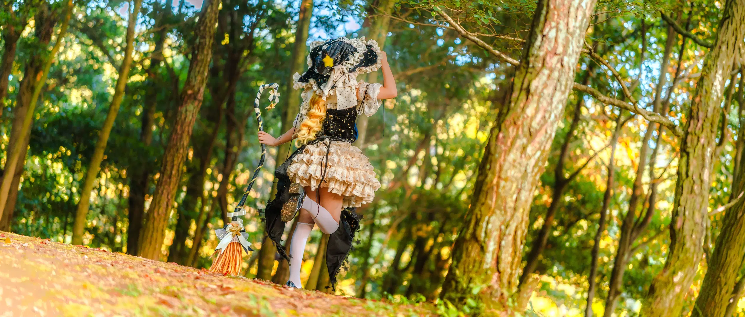 【魔理沙cos】东方Project的森林魔法使，提着星灯去巡游 - 脆脆一点都不好吃 - 第4张