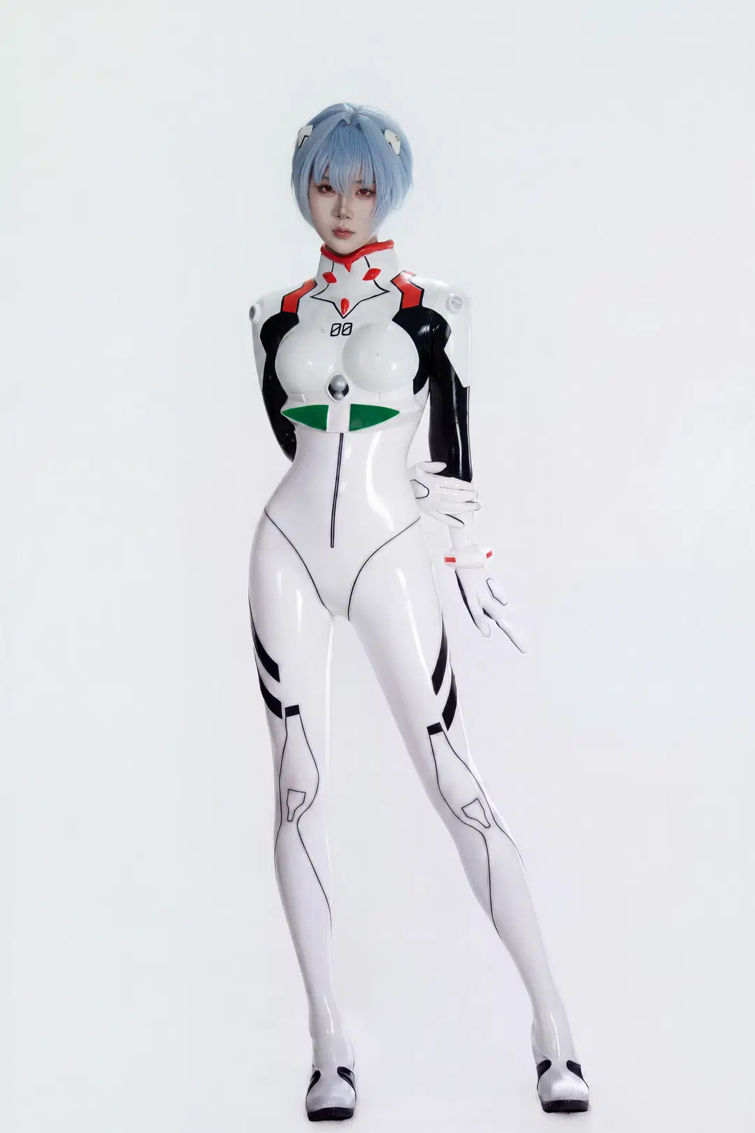 绫波丽cos, EVA, 新世纪福音战士, 科幻风cos, 战斗服