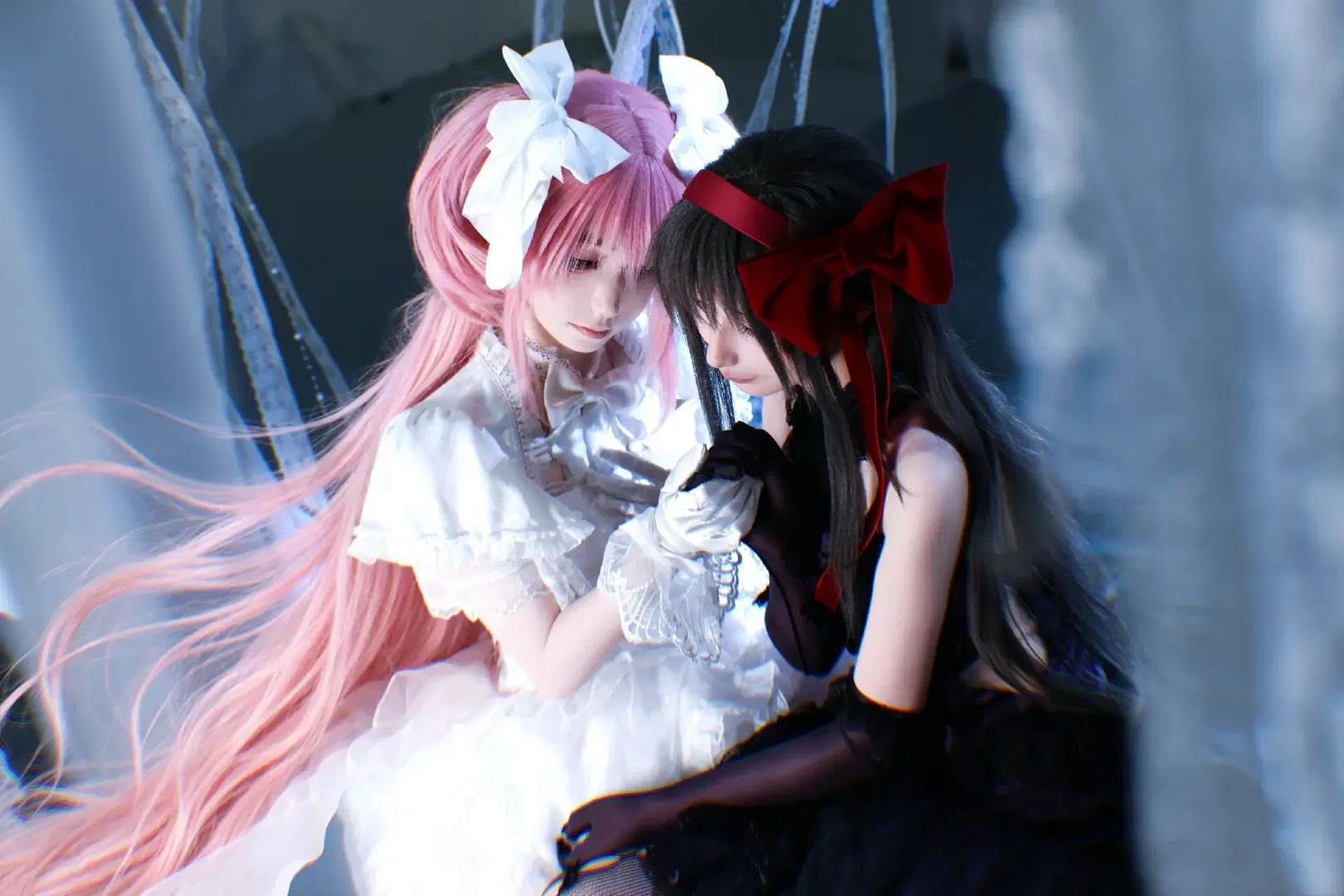 【鹿目圓cos】魔法少女小圓 鹿目圓與曉美焰的神魔宿命同框 - 秋风今天不修图 - 第4張