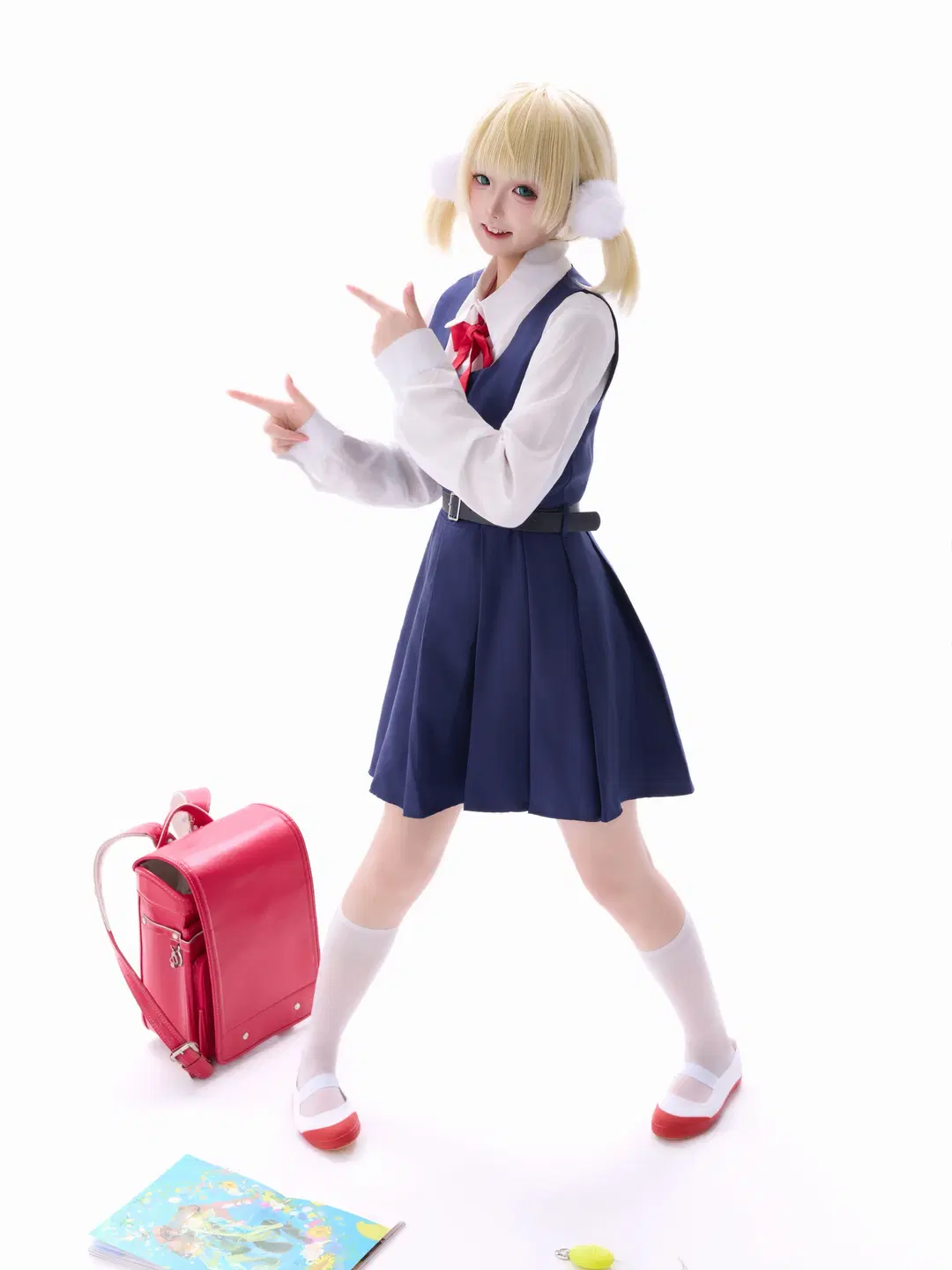 【時雨羽衣コスプレ】白ホリ撮影記録、ランドセルが宙を舞う瞬間 - 秋风今天不修图 - 4枚目