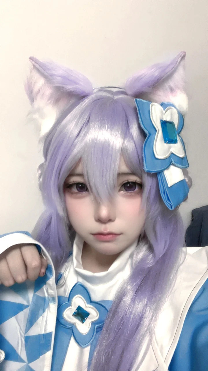 紫发cos, 兽耳cos, 舞萌dx, 纱露朵cos, 音游cos