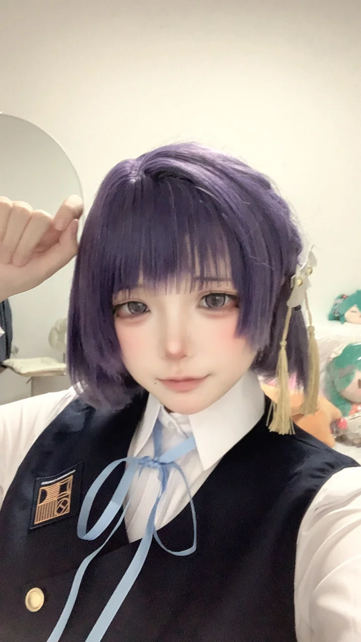 【秦谷美铃cos】学马仕初星学园制服试穿