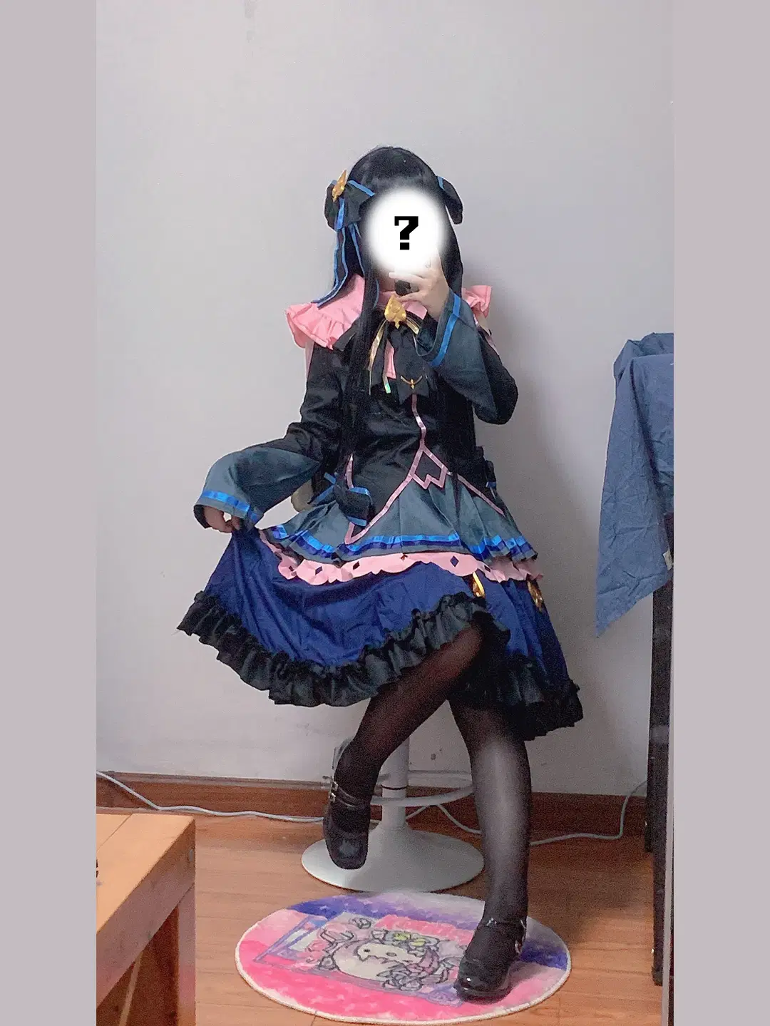 【对立cos】Arcaea对立对镜拍，黑丝与暗黑风洋装的结合 - 酒精灯Kana - 第2张
