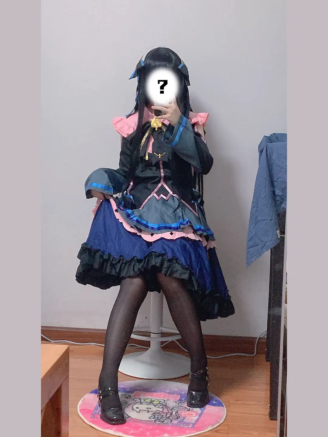 【对立cos】Arcaea对立对镜拍，黑丝与暗黑风洋装的结合 - 酒精灯Kana - 第3张