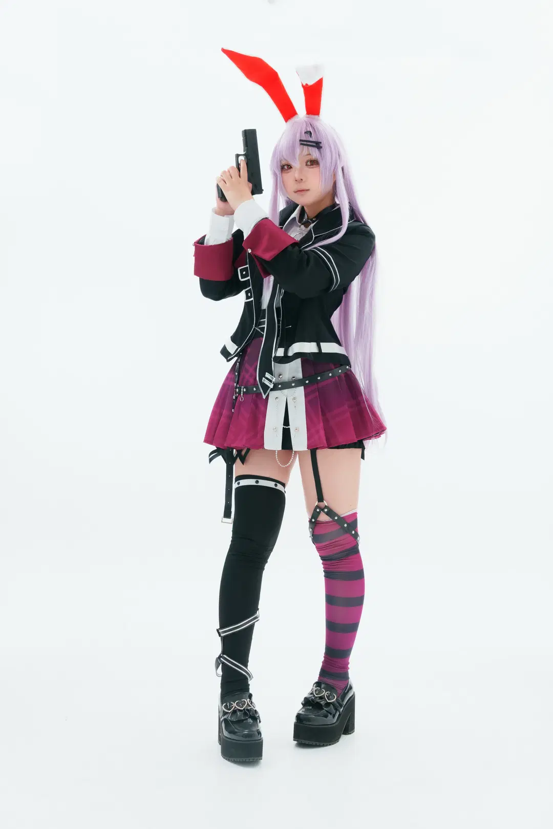 【铃仙优昙华院因幡cos】东方Project白棚大片，展示狂气月兔 - 酒精灯Kana - 第10张