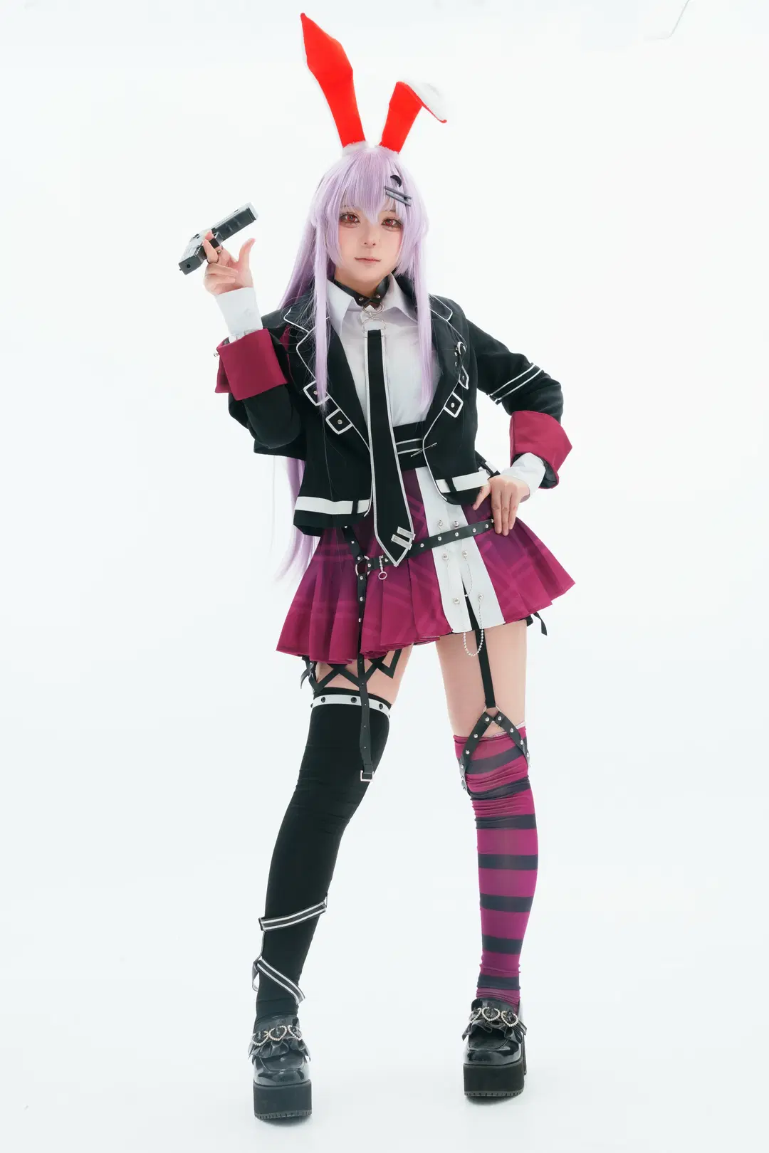 【铃仙优昙华院因幡cos】东方Project白棚大片，展示狂气月兔 - 酒精灯Kana - 第4张
