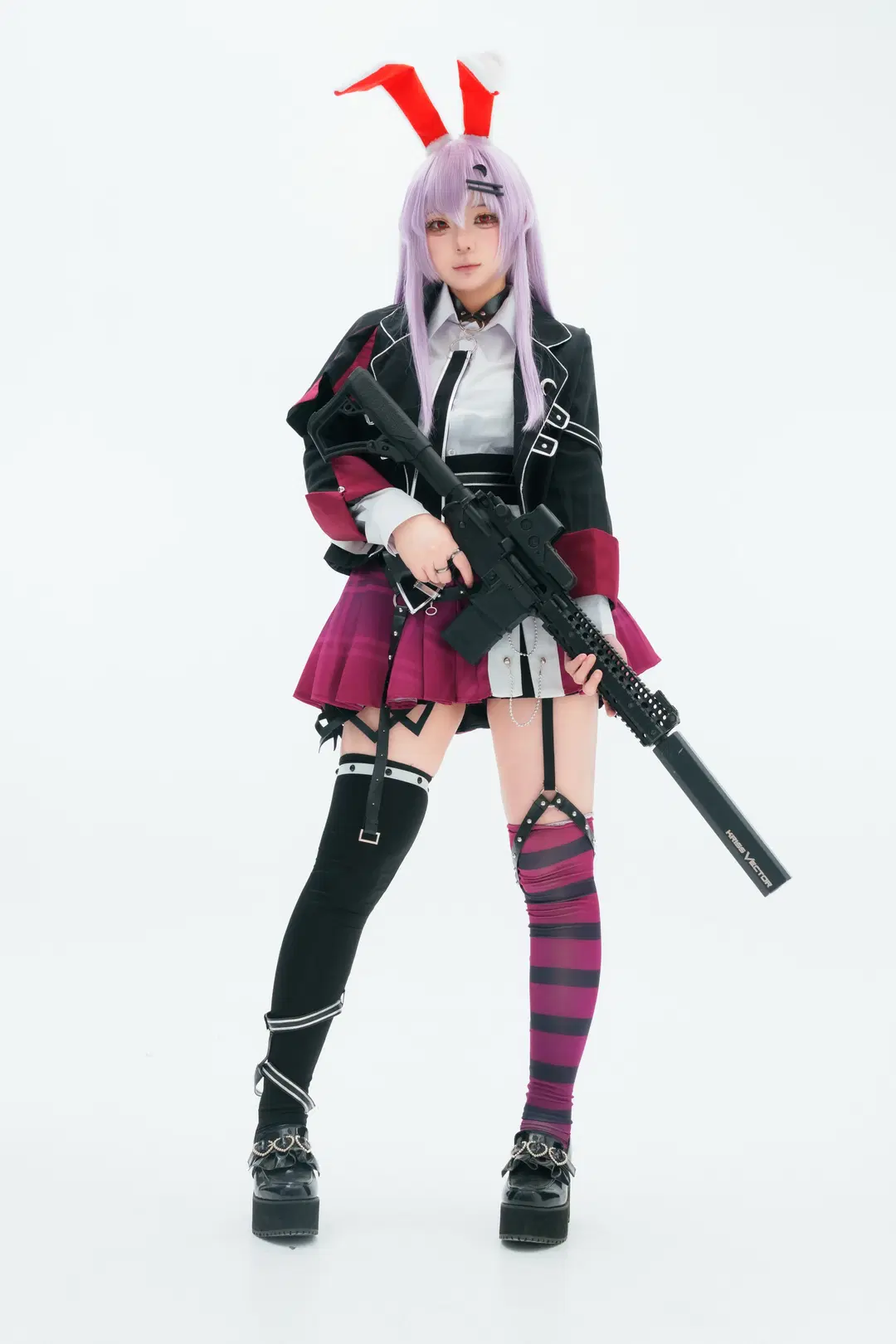 【铃仙优昙华院因幡cos】东方Project白棚大片，展示狂气月兔 - 酒精灯Kana - 第6张
