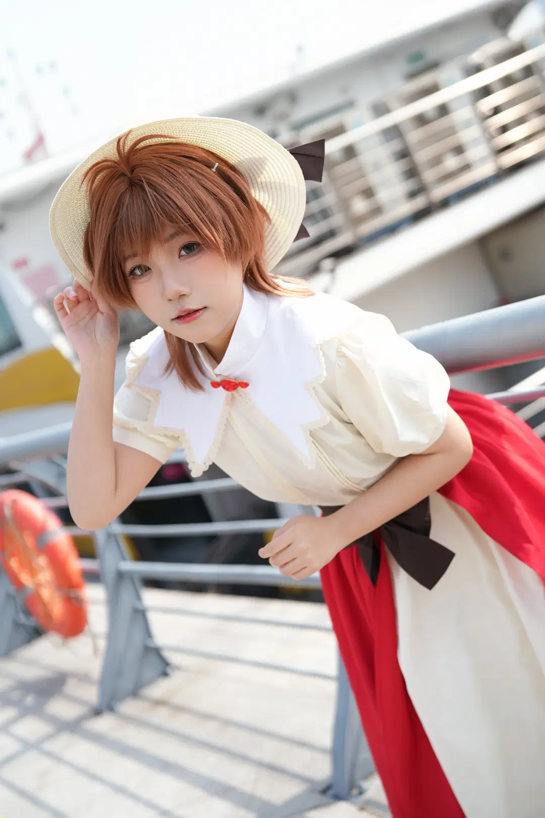 【木之本桜 コスプレ】『カードキャプターさくら』埠頭でのコスプレ写真撮影記録 - 全世界都听小柚的话 - 3枚目