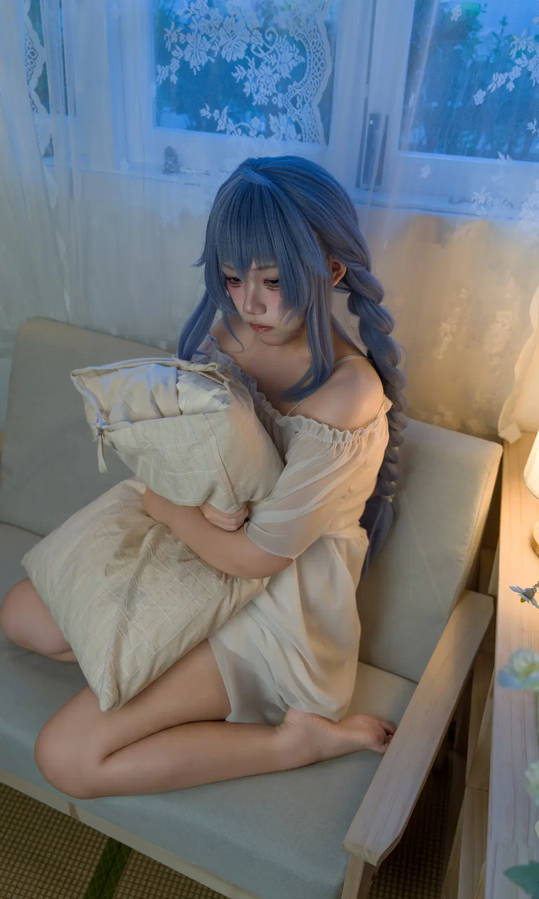 洛琪希cos 无职转生 夜晚的蓝发魔法师 - 全世界都听小柚的话 - 第2张