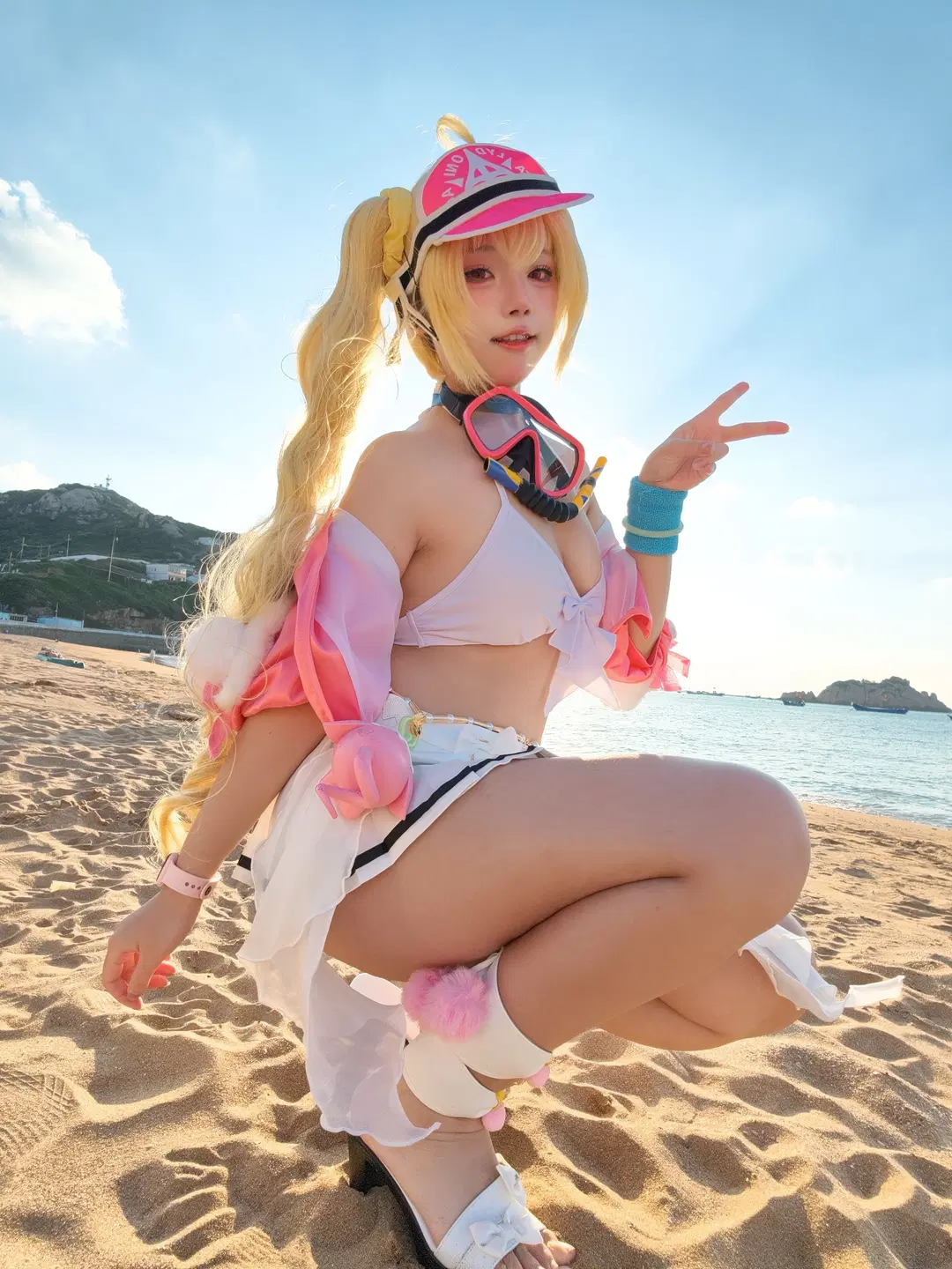 【露西cos】绝区零露西海边水着 - 全世界都听小柚的话 - 第3张