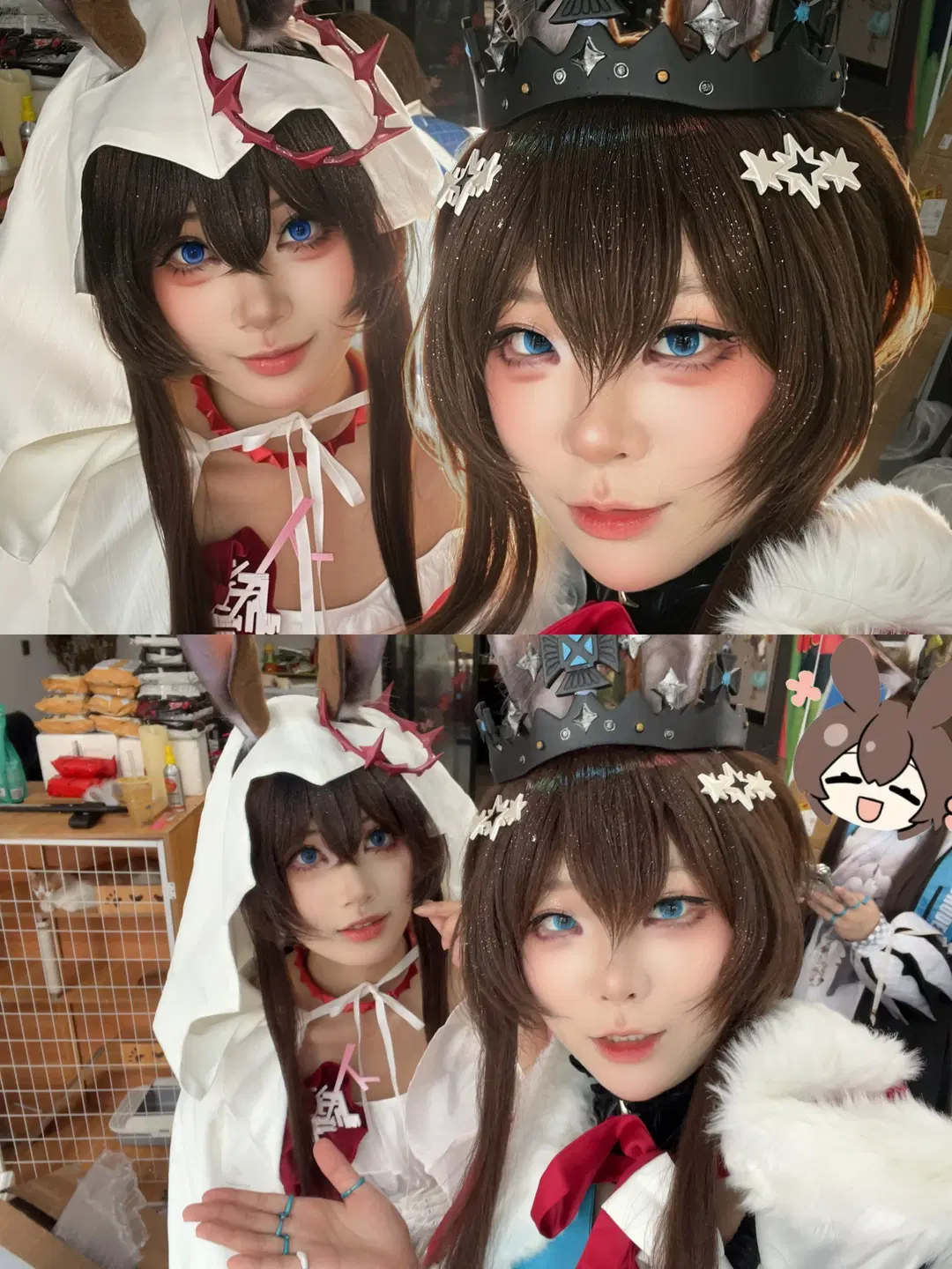 【阿米婭cos】今日份的兔兔濃度超標啦 - 花花花花花凉 - 第6張