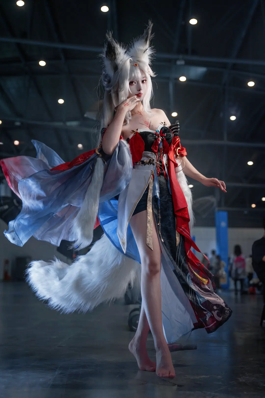 鸣潮, 世界线漫展, 白毛cos, 兽耳cos, 心月狐cos