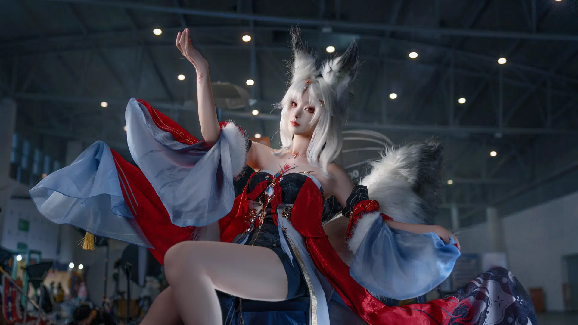 【心月狐コスプレ】世界線アニメイベントでの『鳴潮』の旅、素足と獣耳コスプレの邂逅 - 语之 - 2枚目