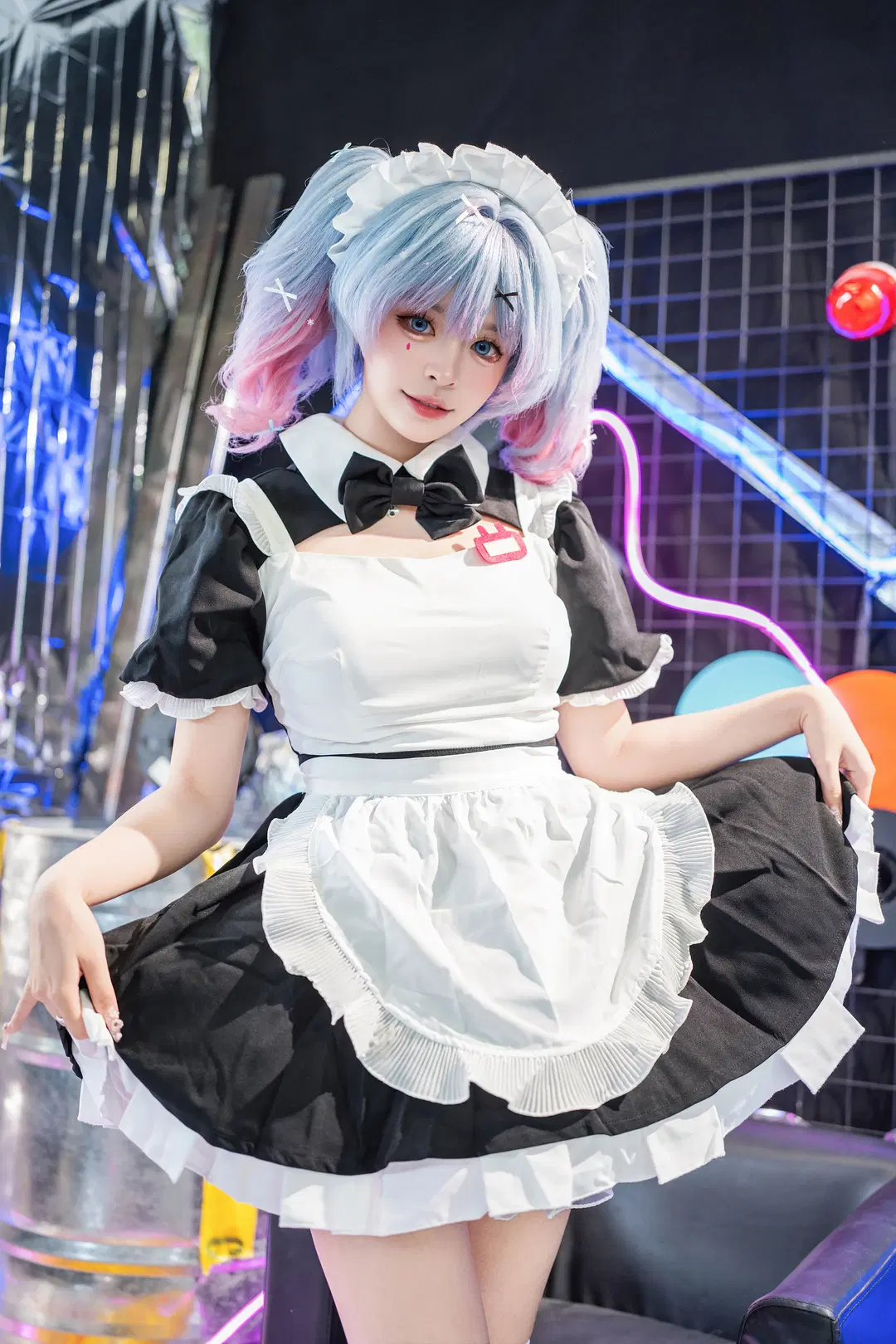 【初音cos】赛博朋克风兔子洞女仆至上主义 - 爱用富士的牛牛 - 第6张