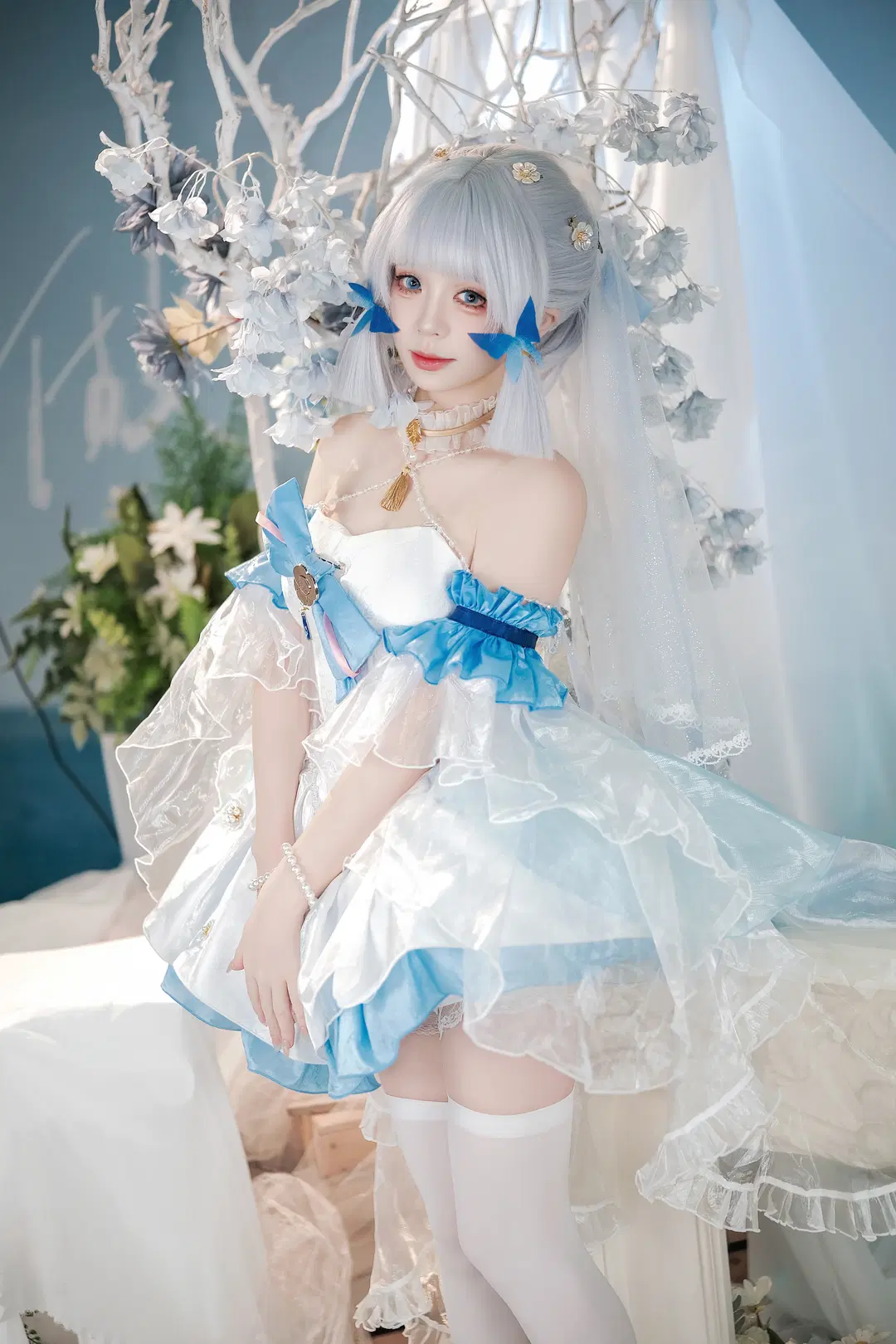 【神里綾華 コスプレ】原神 告白序曲、手を重ねたあの瞬間 - 爱用富士的牛牛 - 3枚目