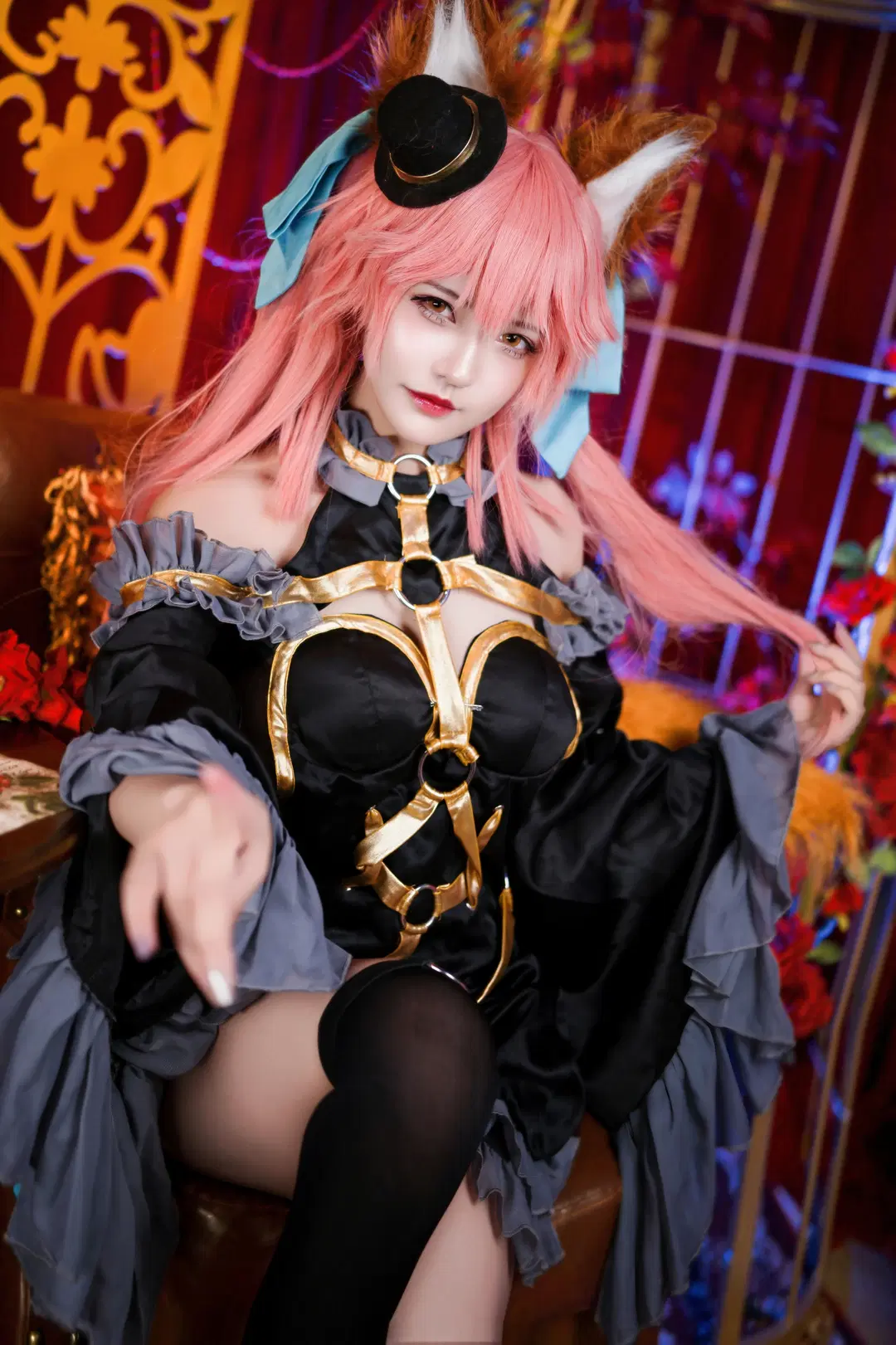 【玉藻前cos】FGO漆黑魔術師造型分享 - 爱用富士的牛牛 - 第4張