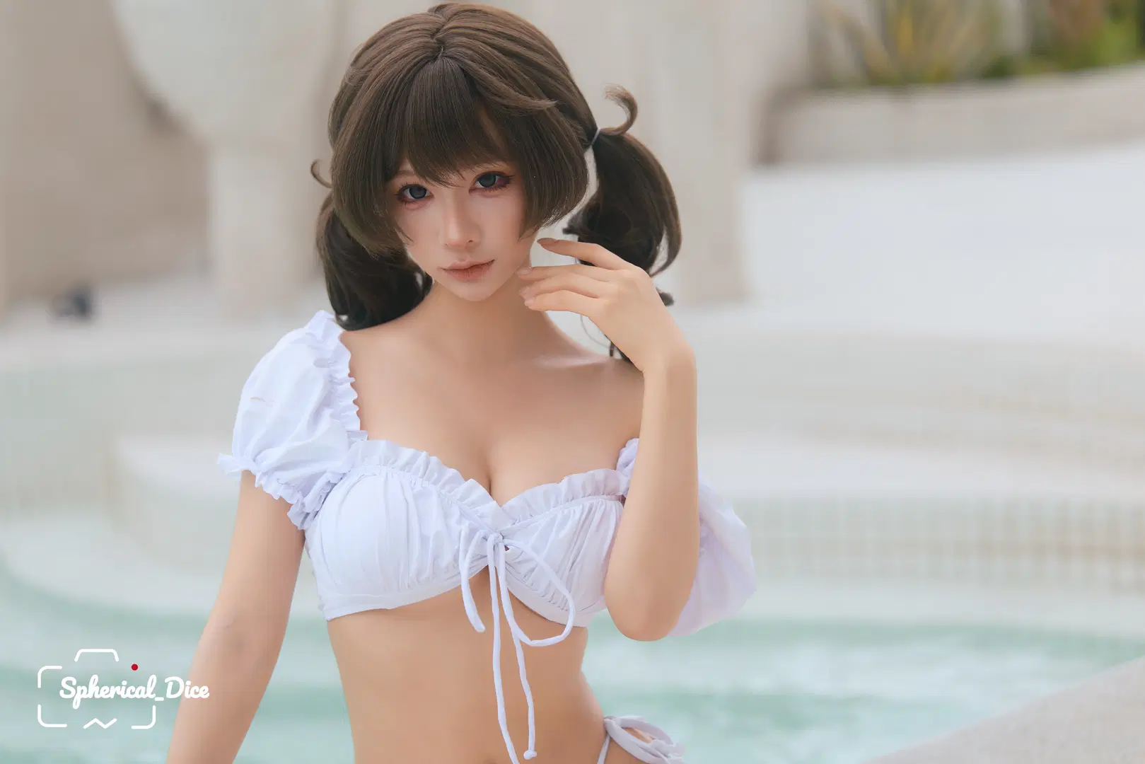 Mint Pool Photoshoot on a Typhoon Day by 圆形骰子 - Image 6