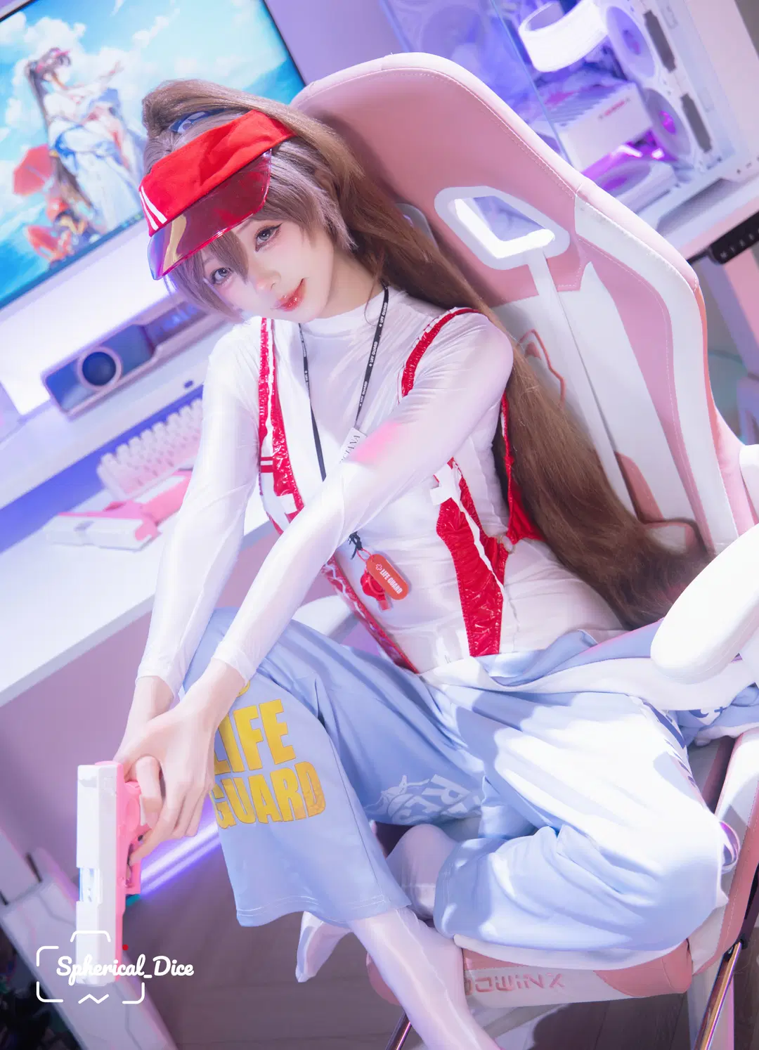 【玛律恰娜cos】胜利女神NIKKE的夏日海防线 - 圆形骰子 - 第5张