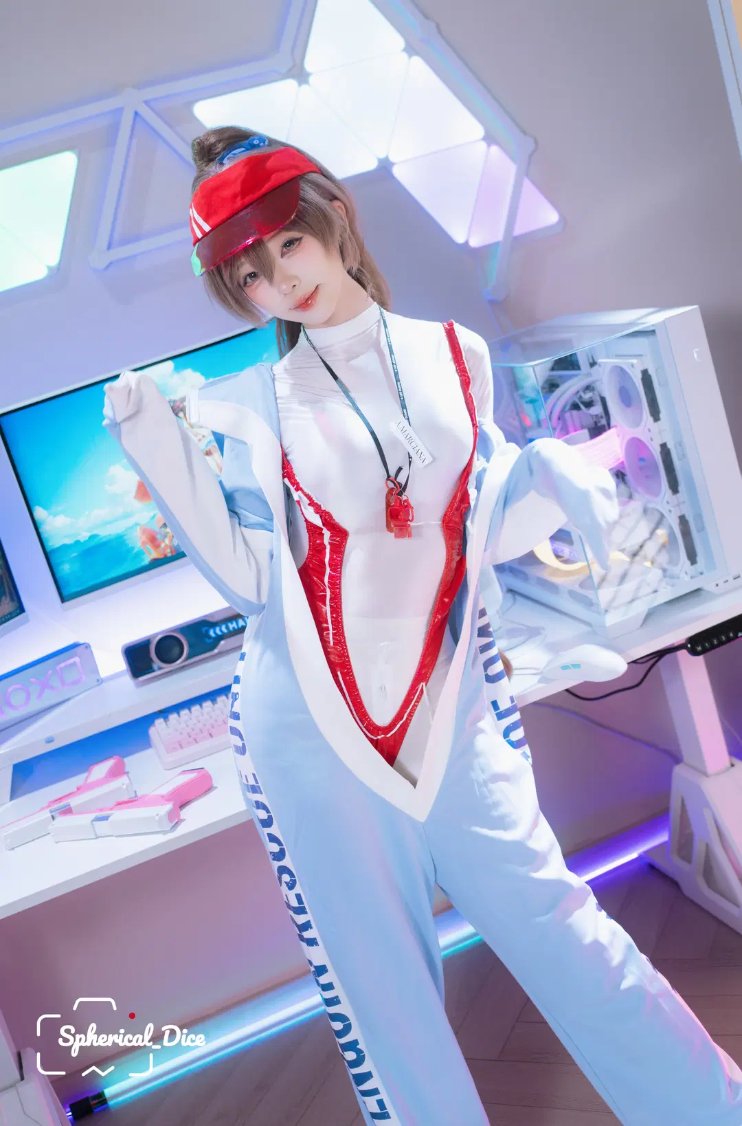 【玛律恰那cos】胜利女神NIKKE海洋进修的警戒感 - 圆形骰子 - 第2张