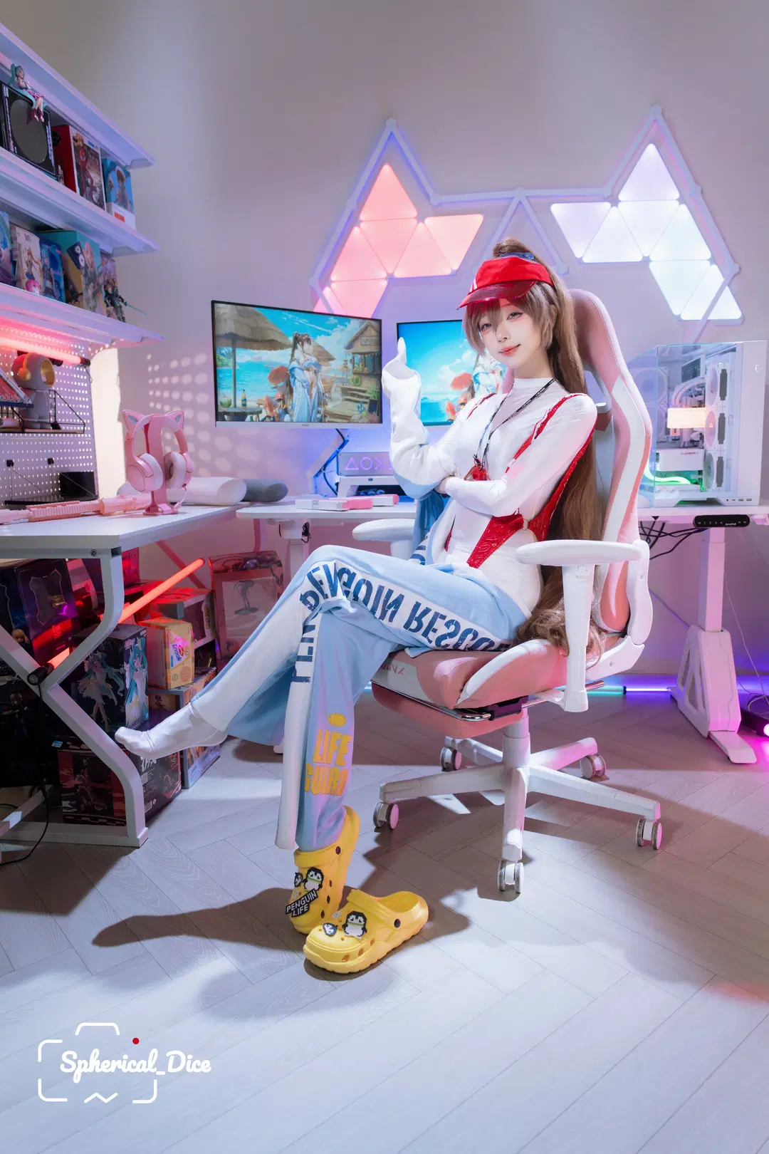 【玛律恰那cos】胜利女神NIKKE海洋进修的警戒感 - 圆形骰子 - 第4张