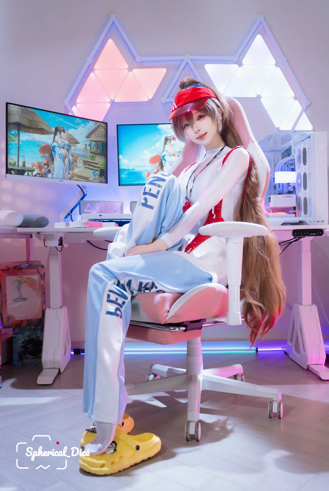 【玛律恰那cos】胜利女神NIKKE海洋进修的警戒感 - 圆形骰子 - 第5张