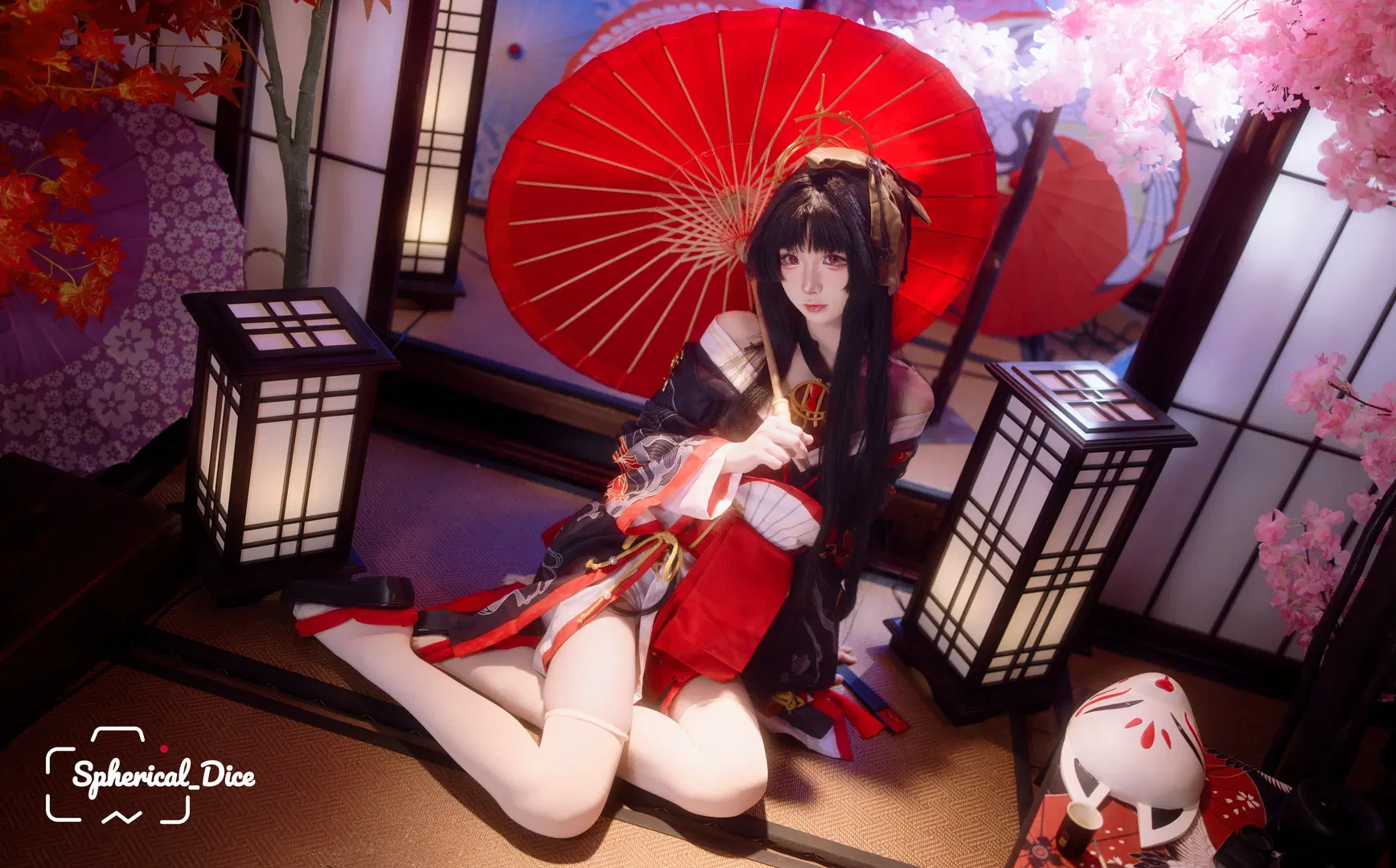 【潯cos】異環老闆娘的紅傘摺扇，定格時光 - 圆形骰子 - 第3張