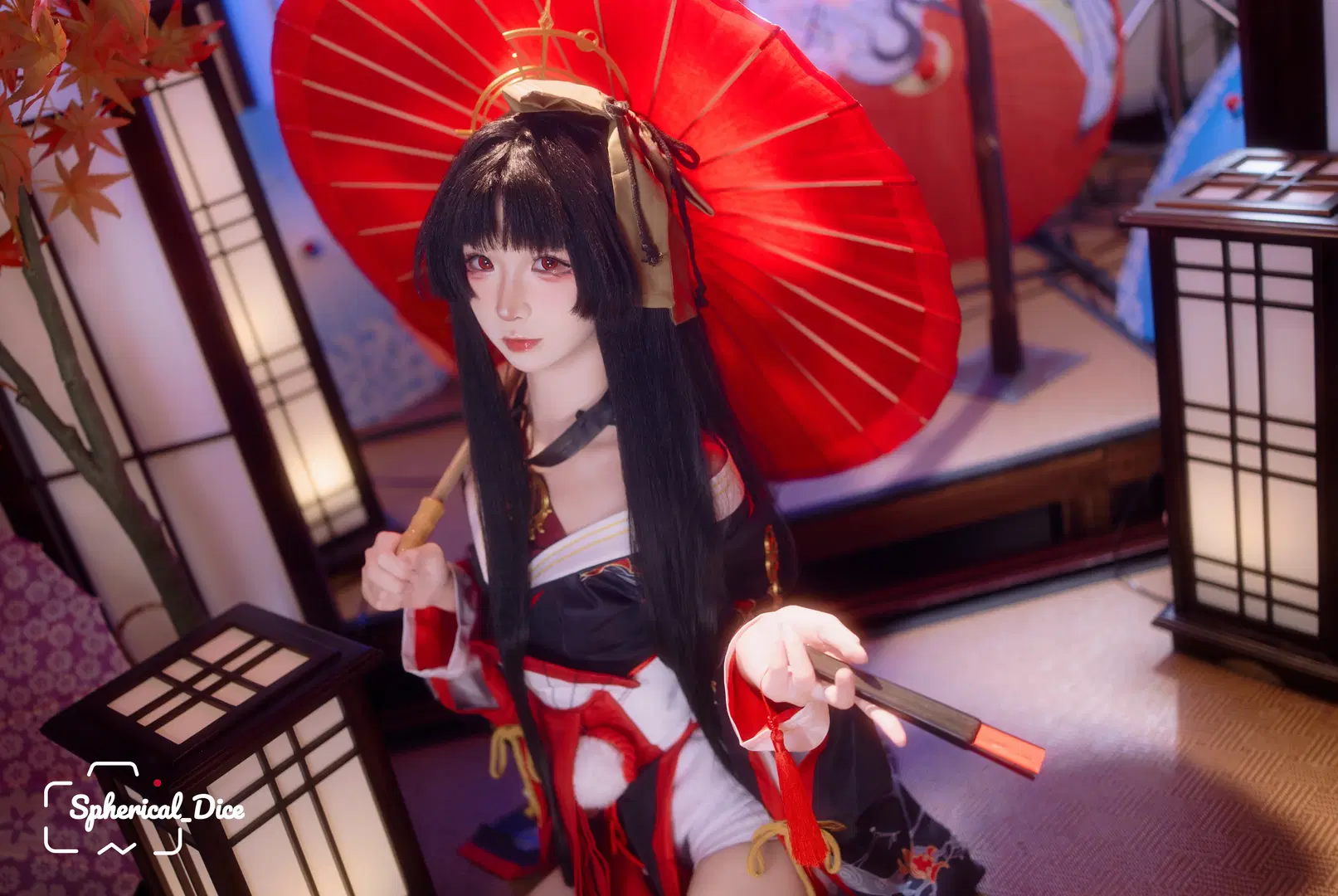 【潯cos】異環老闆娘的紅傘摺扇，定格時光 - 圆形骰子 - 第4張