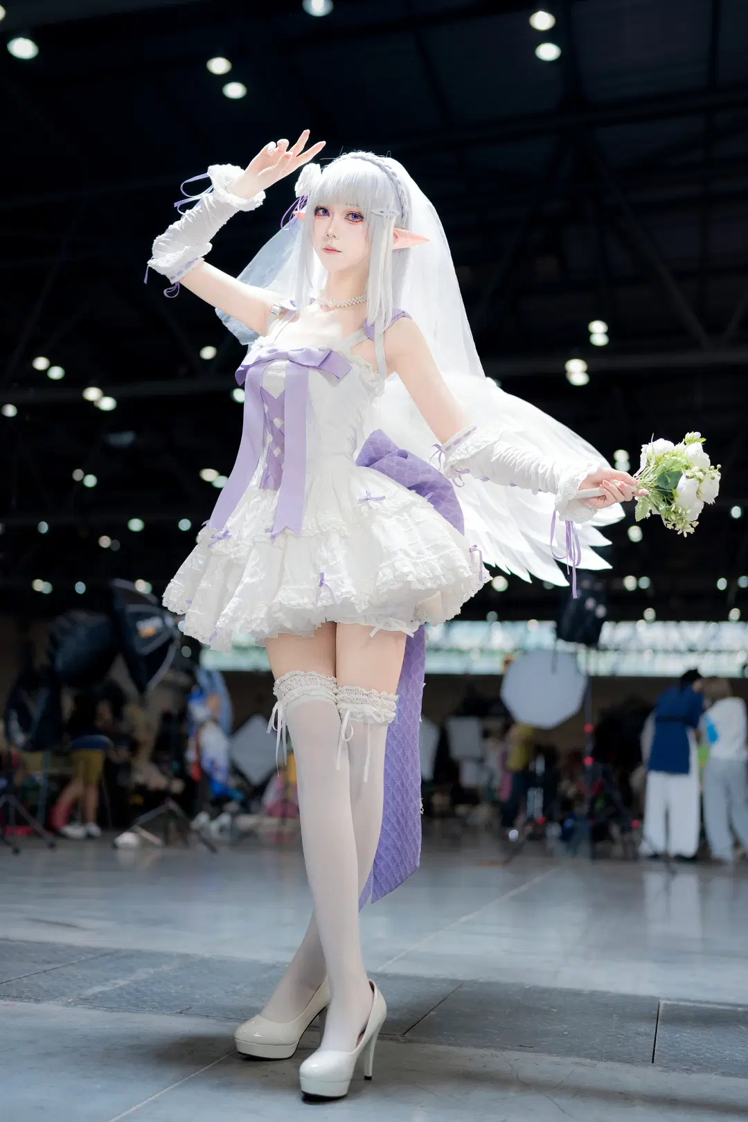 【爱蜜莉雅cos】从零开始的异世界生活 漫展花嫁造型记录 - Crym - 第2张