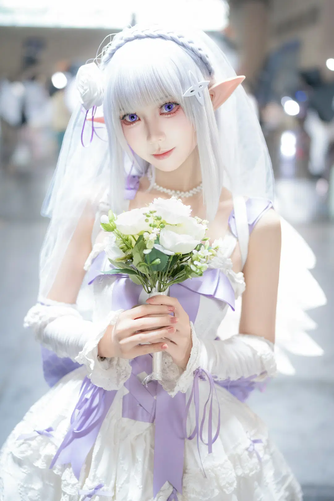 【爱蜜莉雅cos】从零开始的异世界生活 漫展花嫁造型记录 - Crym - 第4张