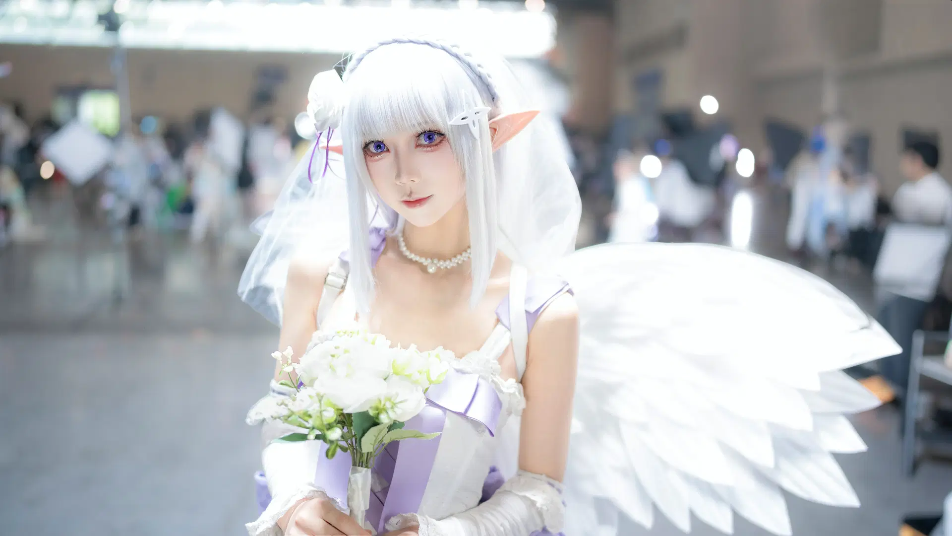 【爱蜜莉雅cos】从零开始的异世界生活 漫展花嫁造型记录 - Crym - 第5张