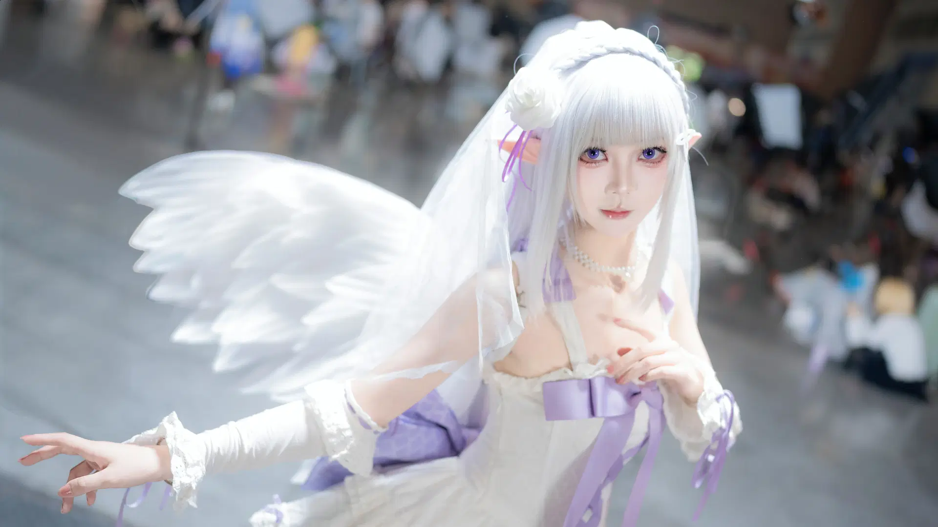 【爱蜜莉雅cos】从零开始的异世界生活 漫展花嫁造型记录 - Crym - 第6张