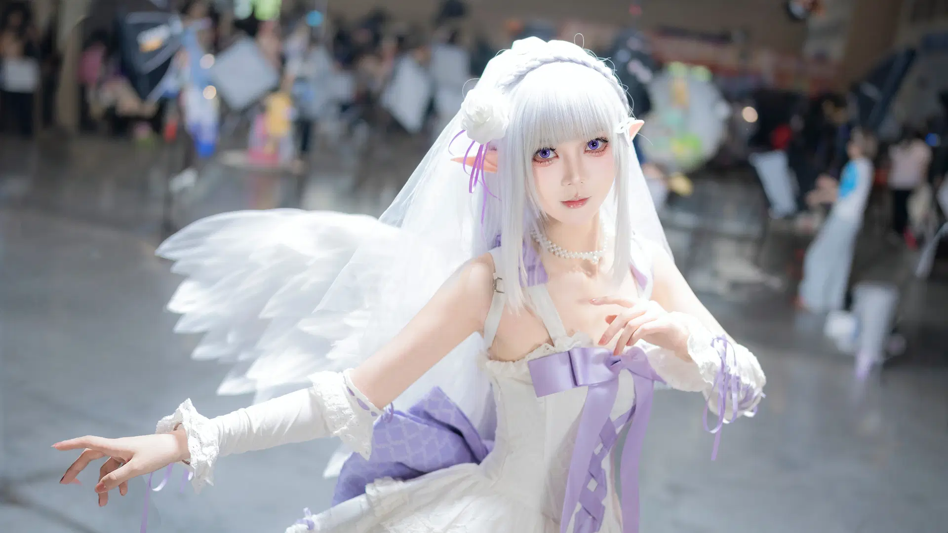 【爱蜜莉雅cos】从零开始的异世界生活 漫展花嫁造型记录 - Crym - 第7张