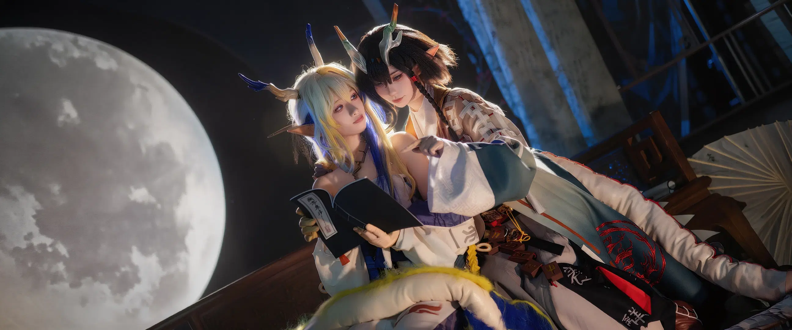 [Shu & Jie cosplay] Arknights Mid-Autumn Special: When Moonlight Shines Bright by 店长DD📷 - Image 2