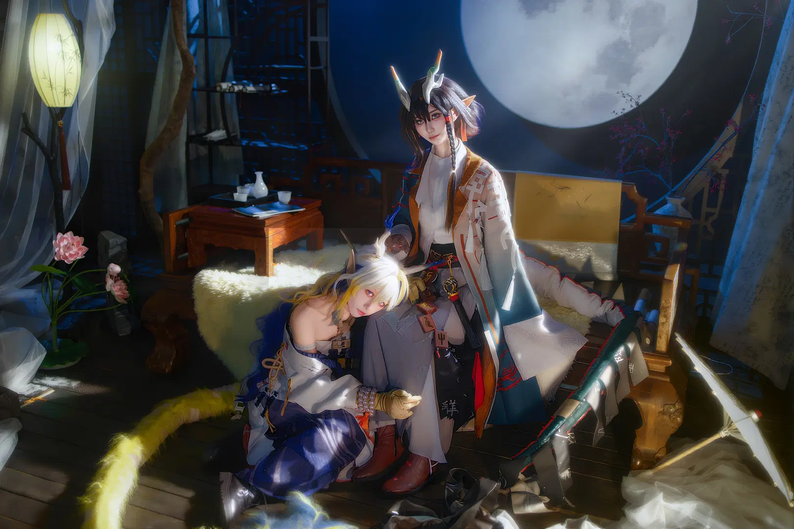 [Shu & Jie cosplay] Arknights Mid-Autumn Special: When Moonlight Shines Bright by 店长DD📷 - Image 4